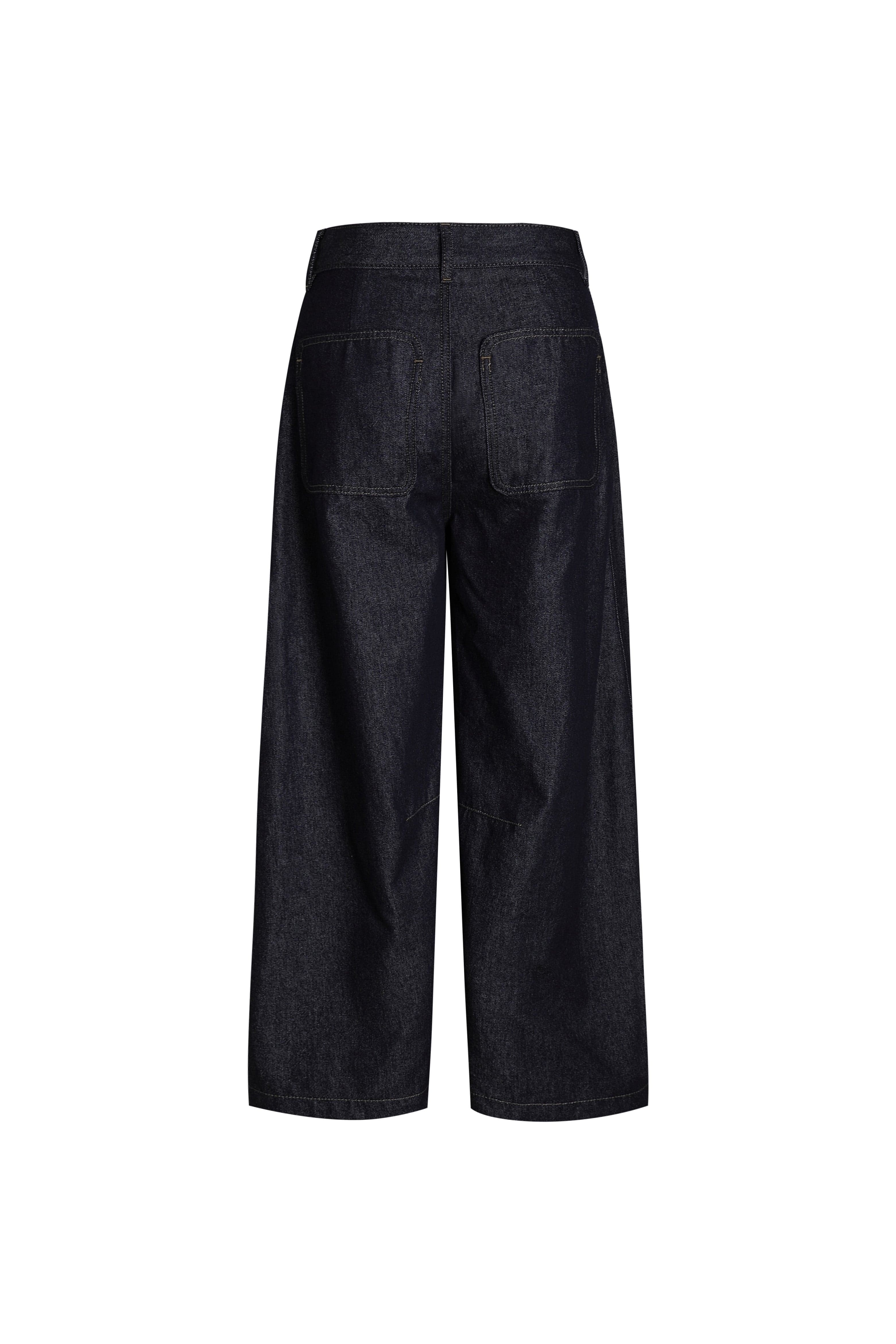 ONADAILYBASIS Essential Curved Paneled Raw Jeans, premium urban and streetwear designers apparel on PROJECTISR.com, ONADAILYBASIS