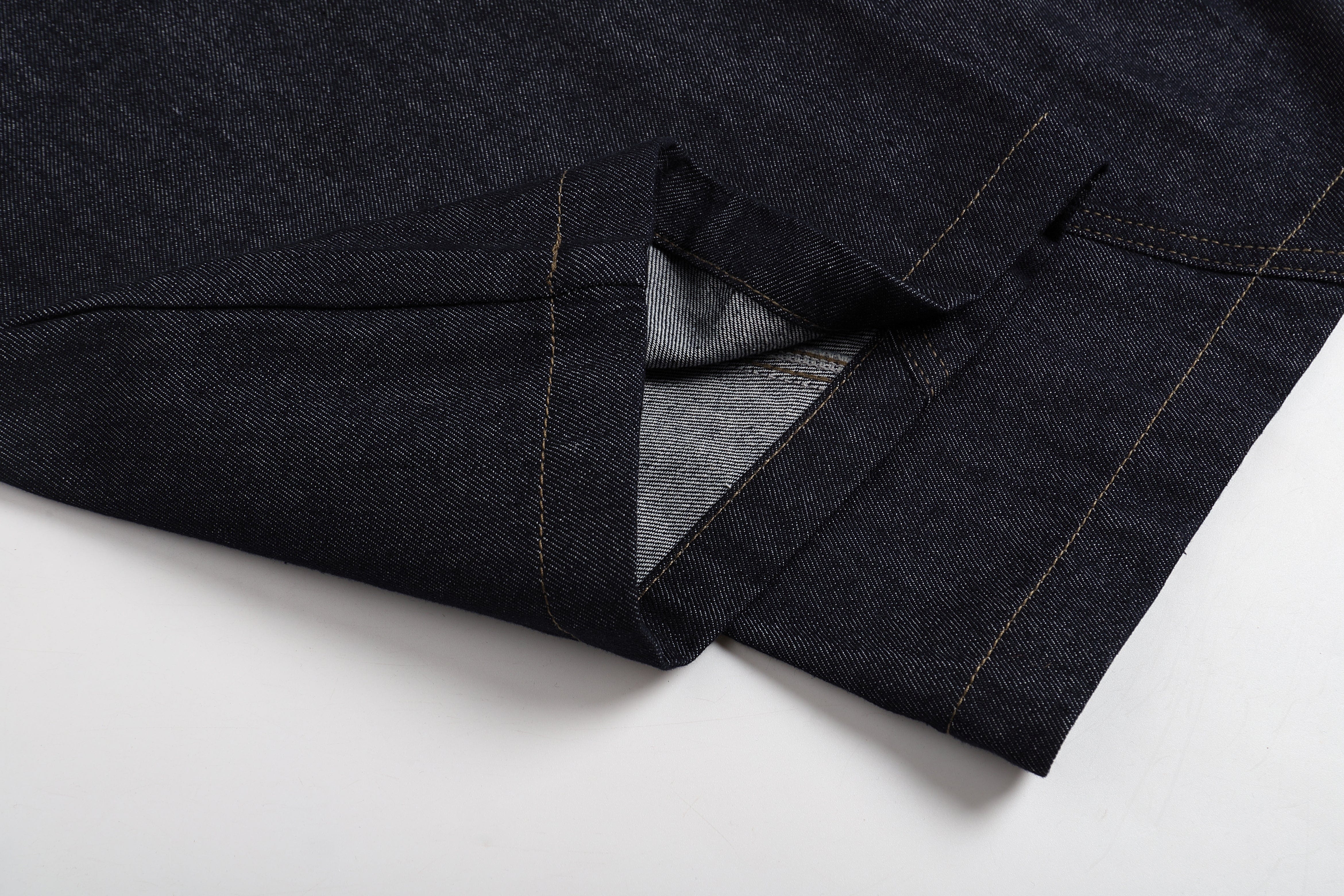 ONADAILYBASIS Essential Curved Paneled Raw Jeans, premium urban and streetwear designers apparel on PROJECTISR.com, ONADAILYBASIS