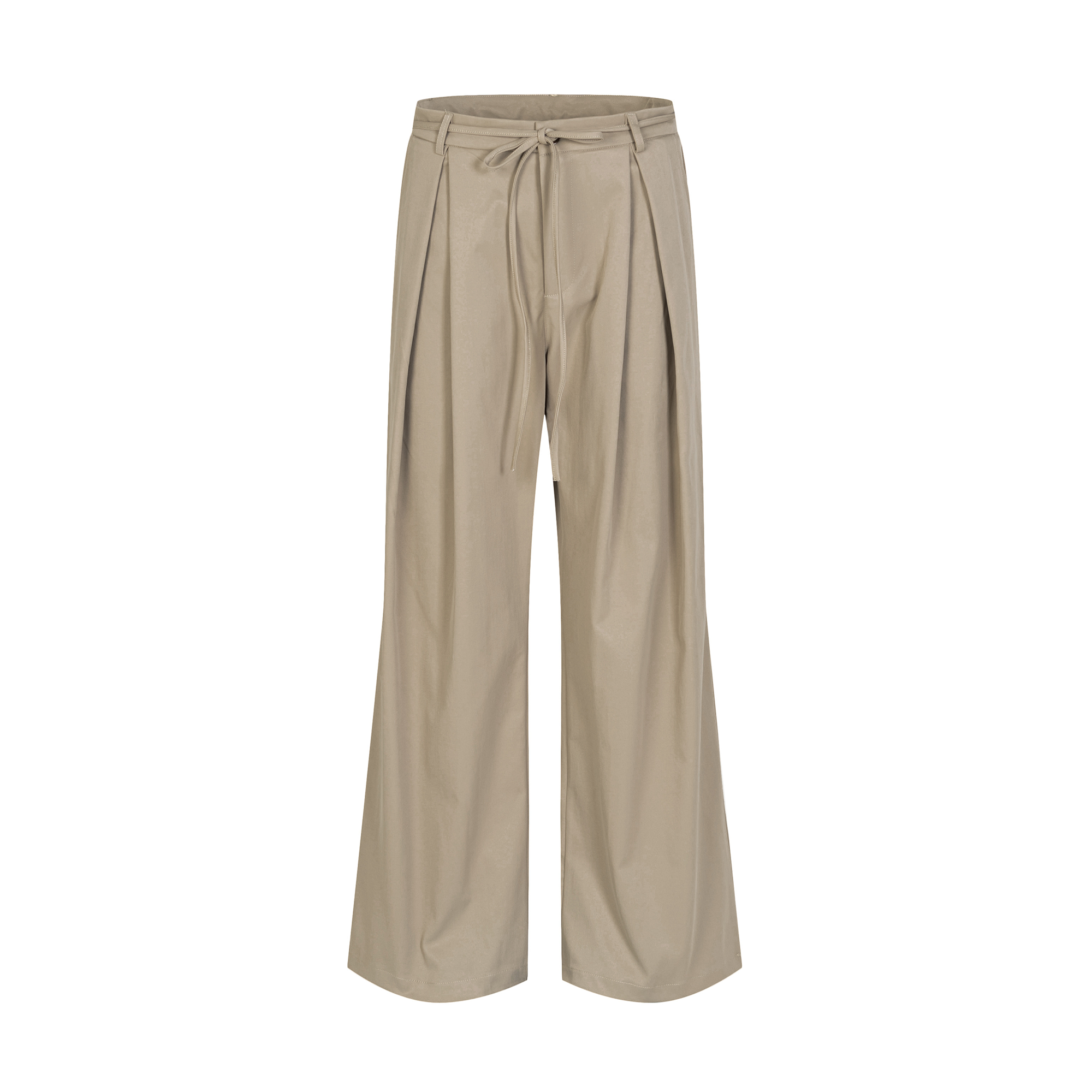 OVDY Pleated Textured Wide-Leg Pants, premium urban and streetwear designers apparel on PROJECTISR.com, DVDY
