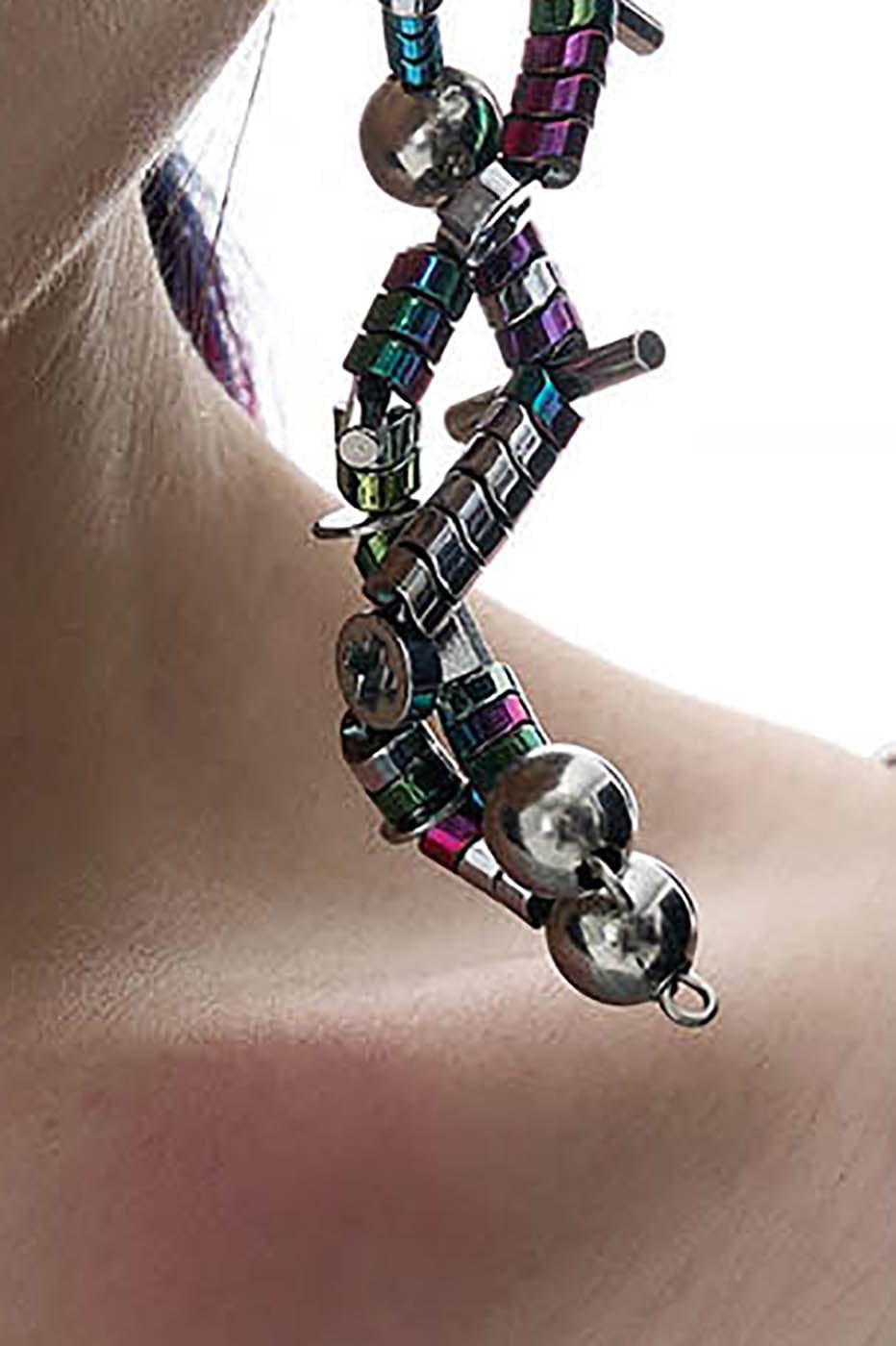 ILLUSORY Doomsday Disco Earrings / Ear Clips, premium urban and streetwear designers apparel on PROJECTISR.com, ILLUSORY