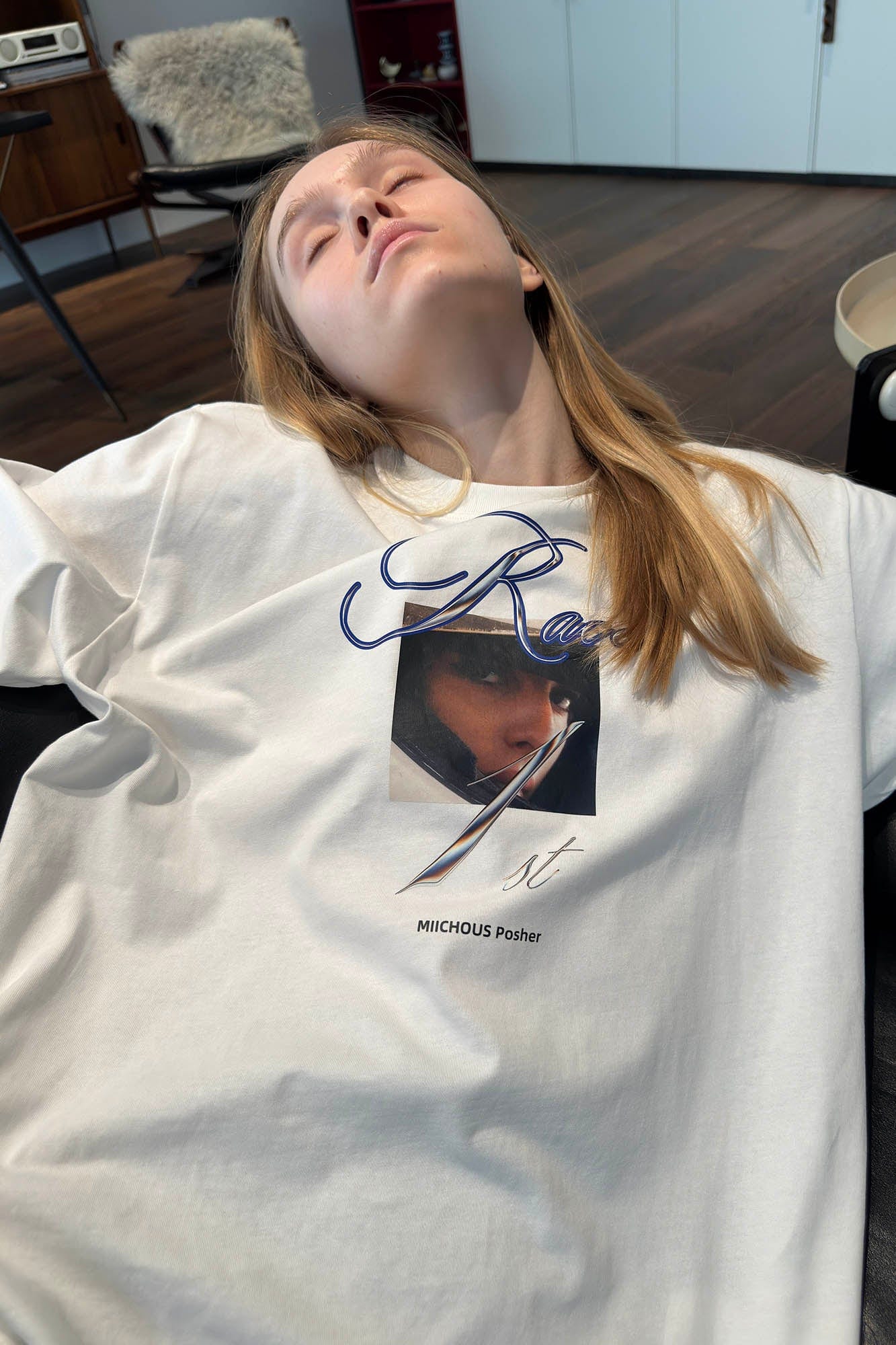 MIICHOUS Racer Portrait Graphic T-Shirt