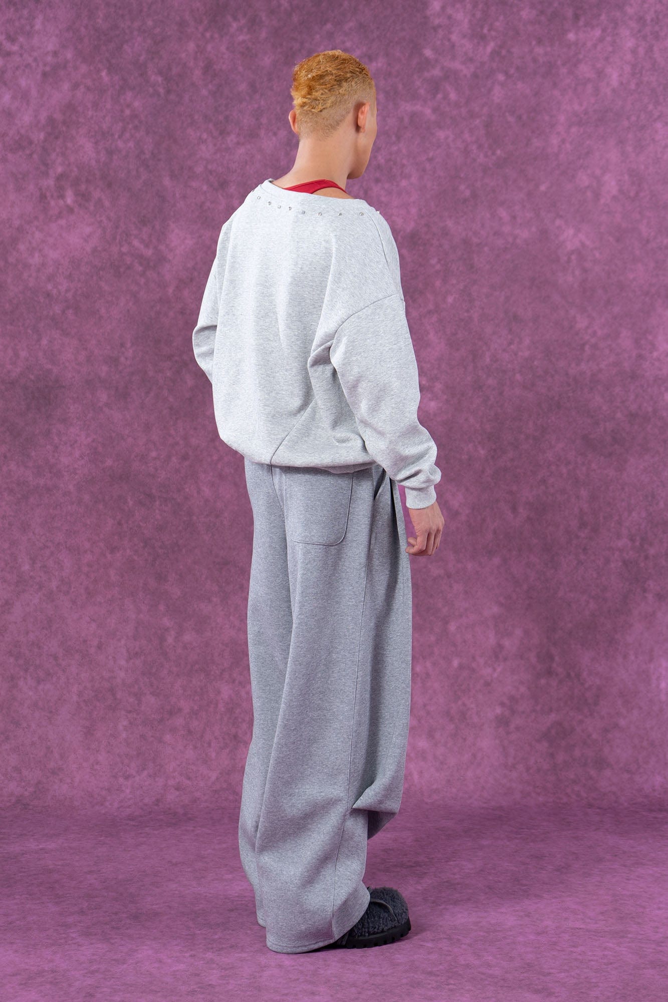 CLP No.96 Patch Studded Sweatshirt, premium urban and streetwear designers apparel on PROJECTISR.com, CLP
