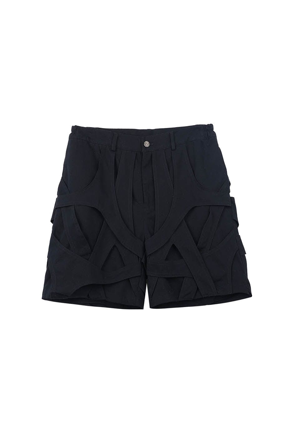 REDH Multi-Strap Bondage Shorts, premium urban and streetwear designers apparel on PROJECTISR.com, REDH