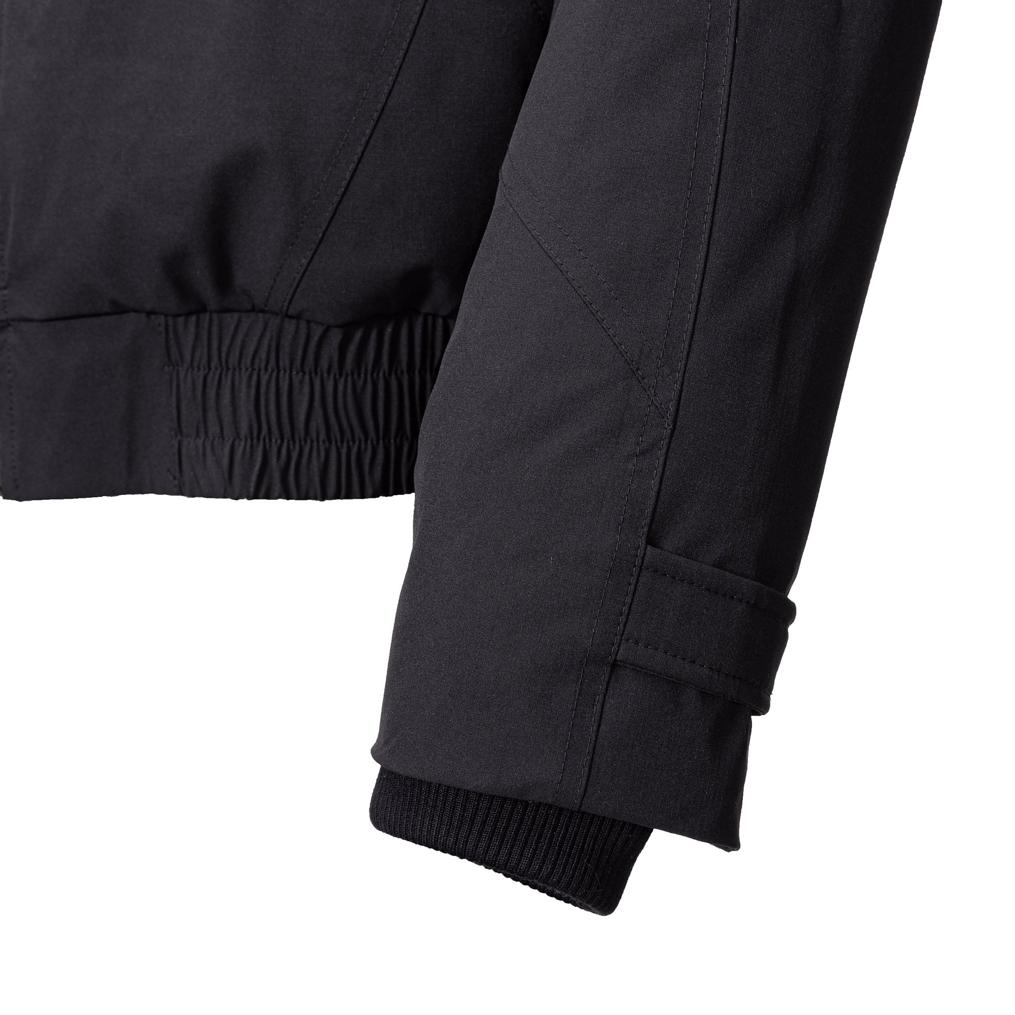 CATSSTAC Faux Fur Collar Waterproof Harrington Jacket