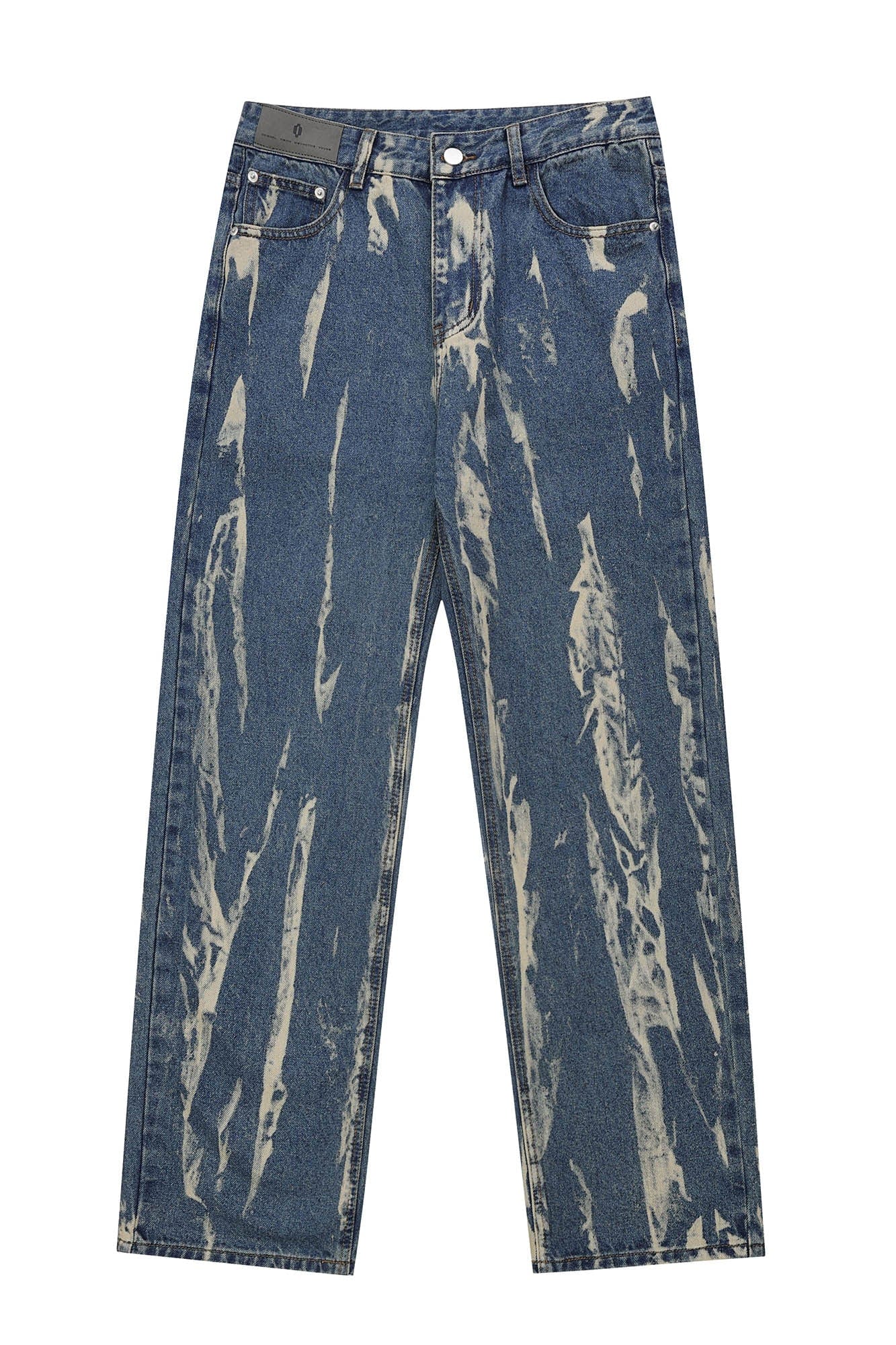 OVDY Retro Striped Straight-Leg Jeans, premium urban and streetwear designers apparel on PROJECTISR.com, OVDY