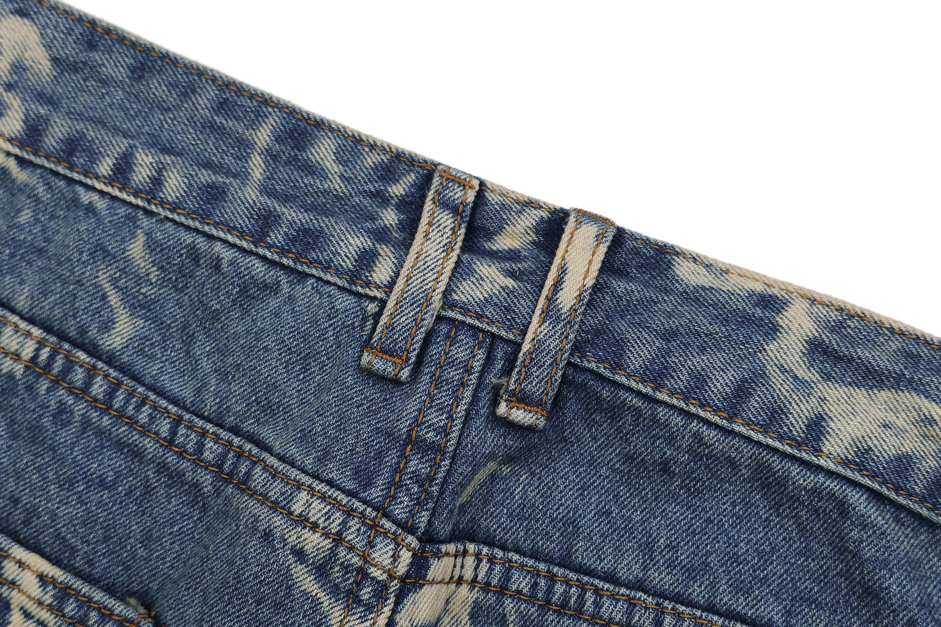 OVDY Retro Striped Straight-Leg Jeans, premium urban and streetwear designers apparel on PROJECTISR.com, OVDY