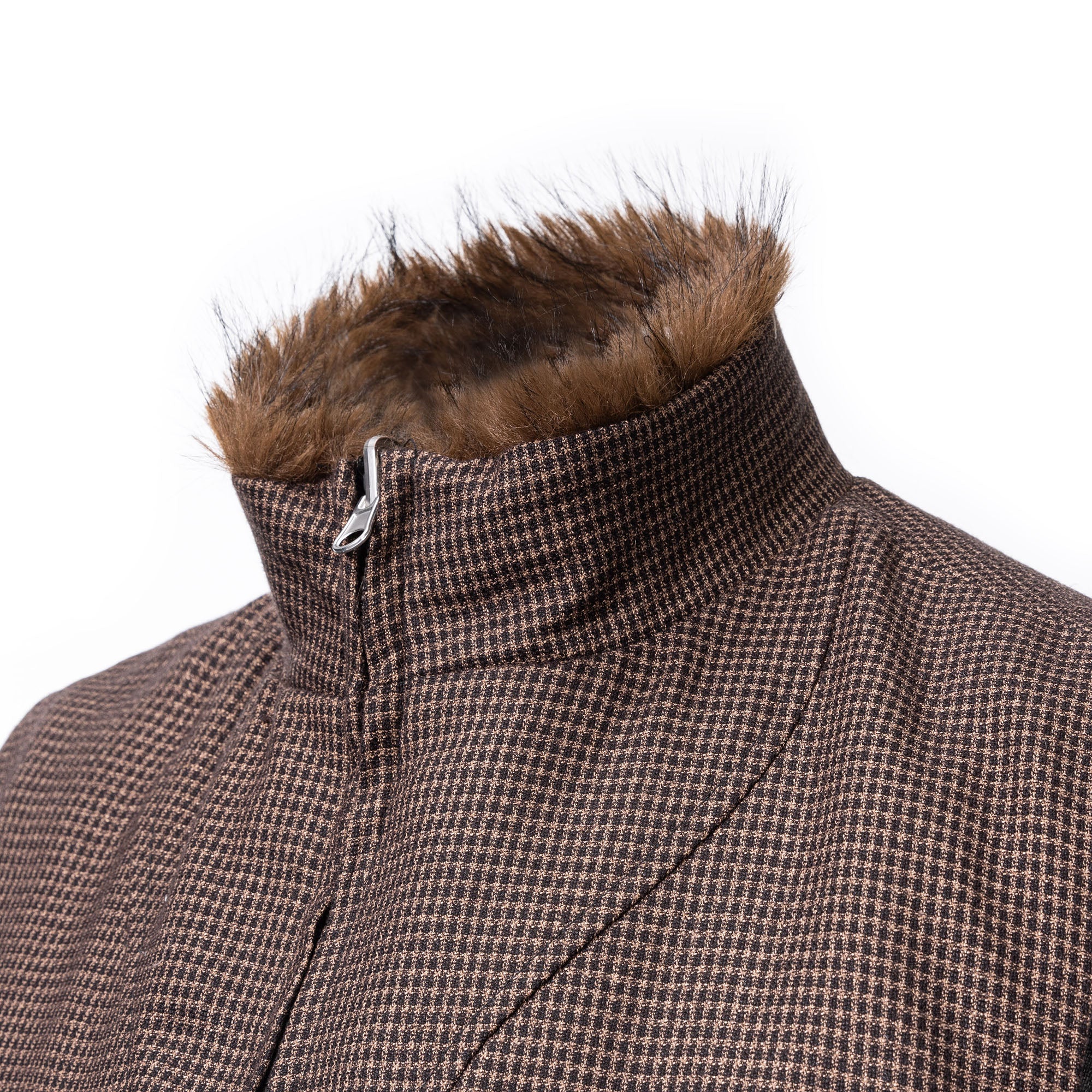 CATSSTAC Reversible Plaid Faux Fur Vest, premium urban and streetwear designers apparel on PROJECTISR.com, PROJECTISR US