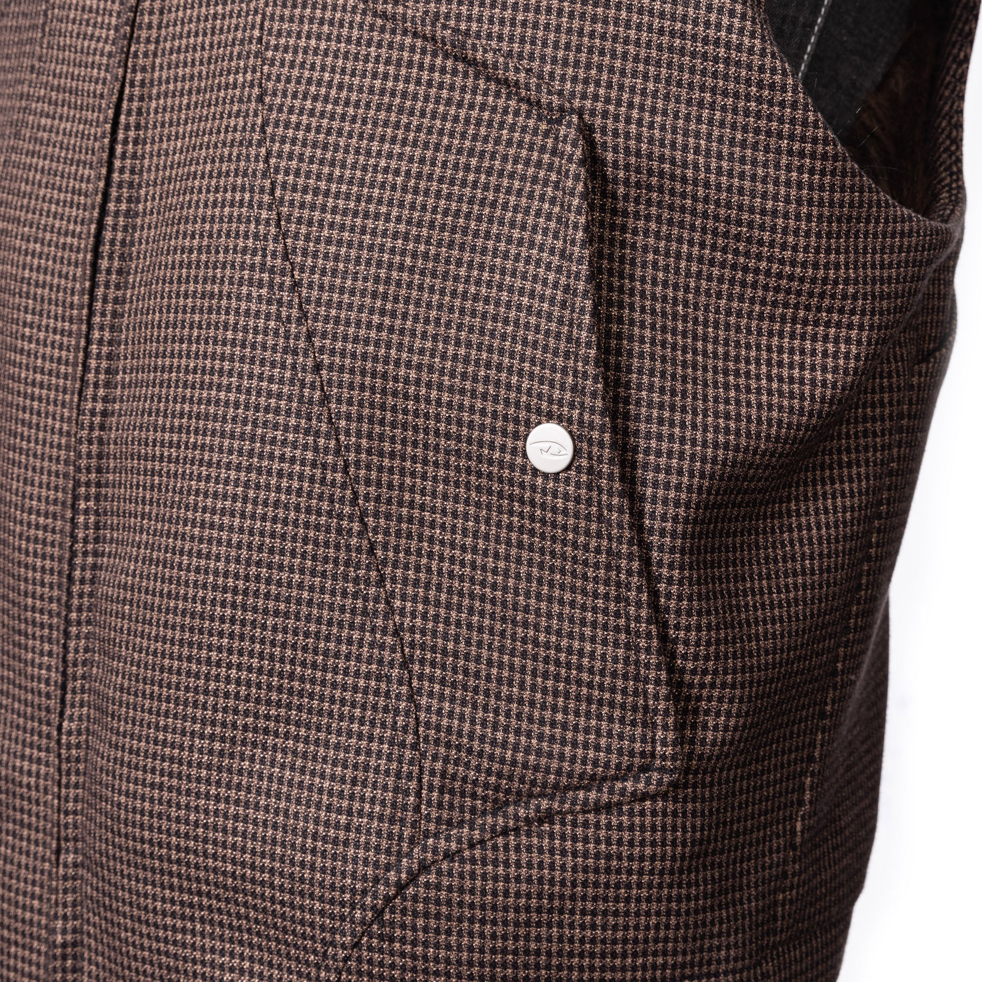 CATSSTAC Reversible Plaid Faux Fur Vest, premium urban and streetwear designers apparel on PROJECTISR.com, PROJECTISR US