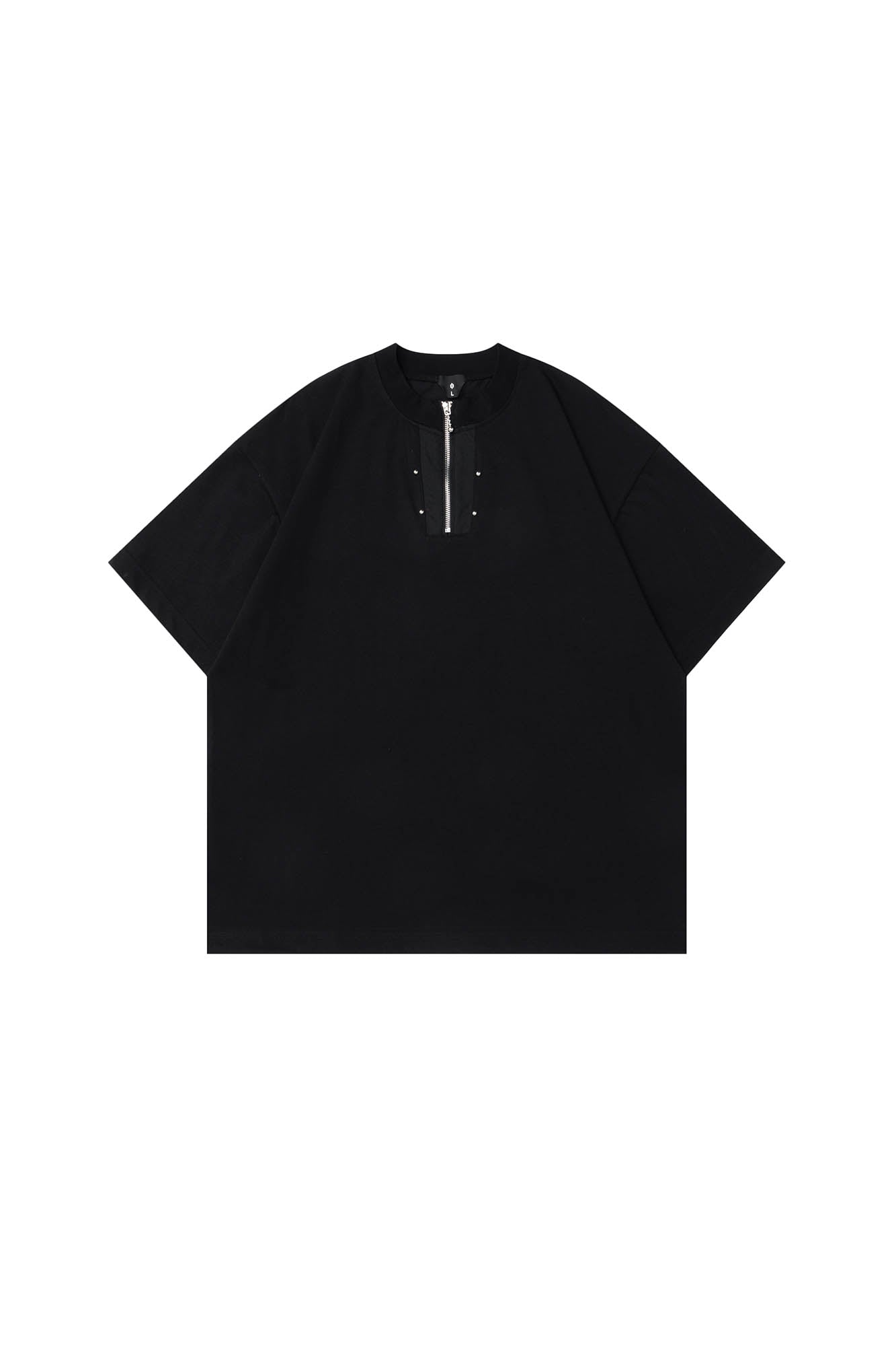 OVDY Half-Zip Rivet Sorona T-Shirt, premium urban and streetwear designers apparel on PROJECTISR.com, OVDY