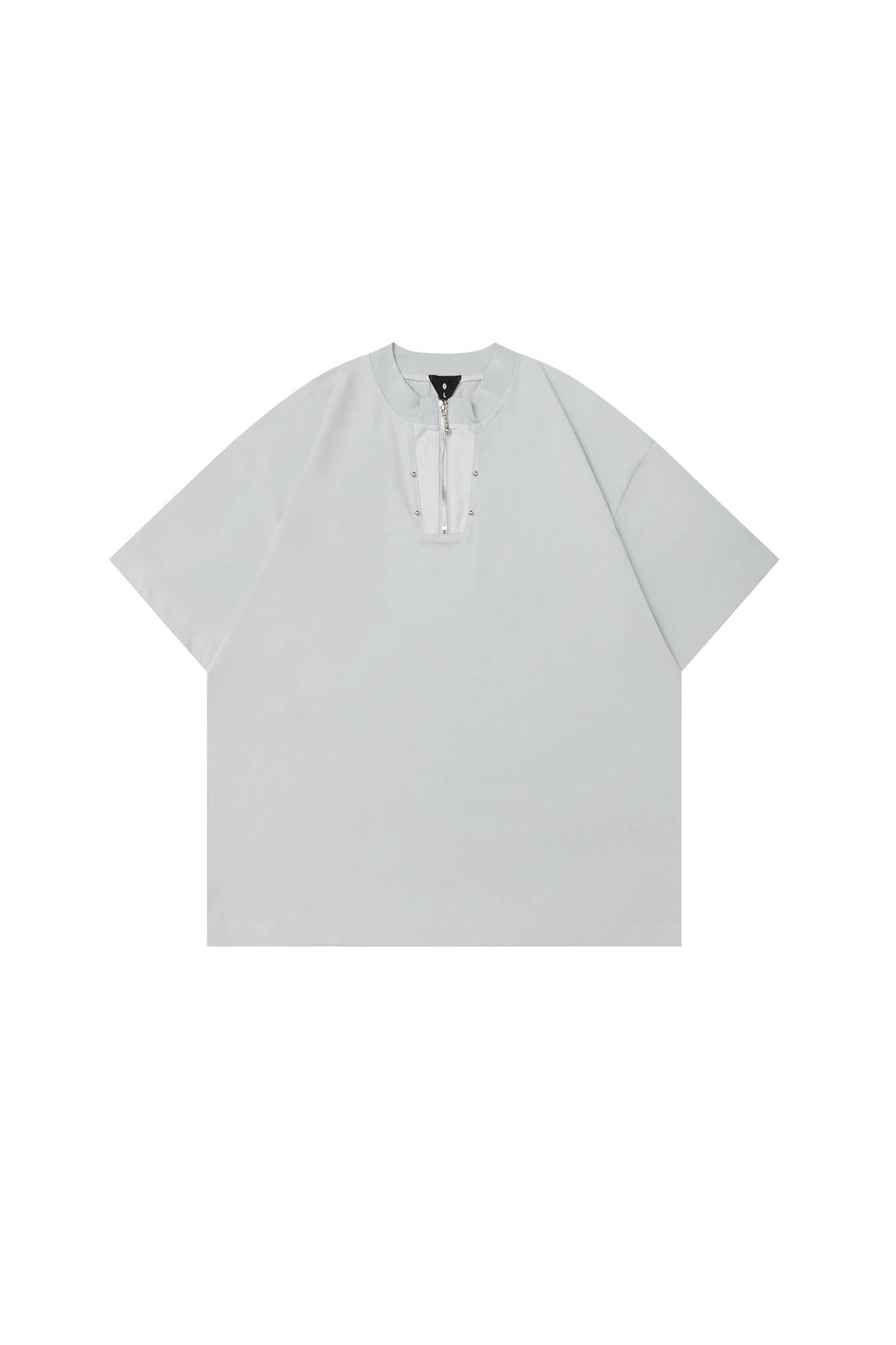 OVDY Half-Zip Rivet Sorona T-Shirt, premium urban and streetwear designers apparel on PROJECTISR.com, OVDY