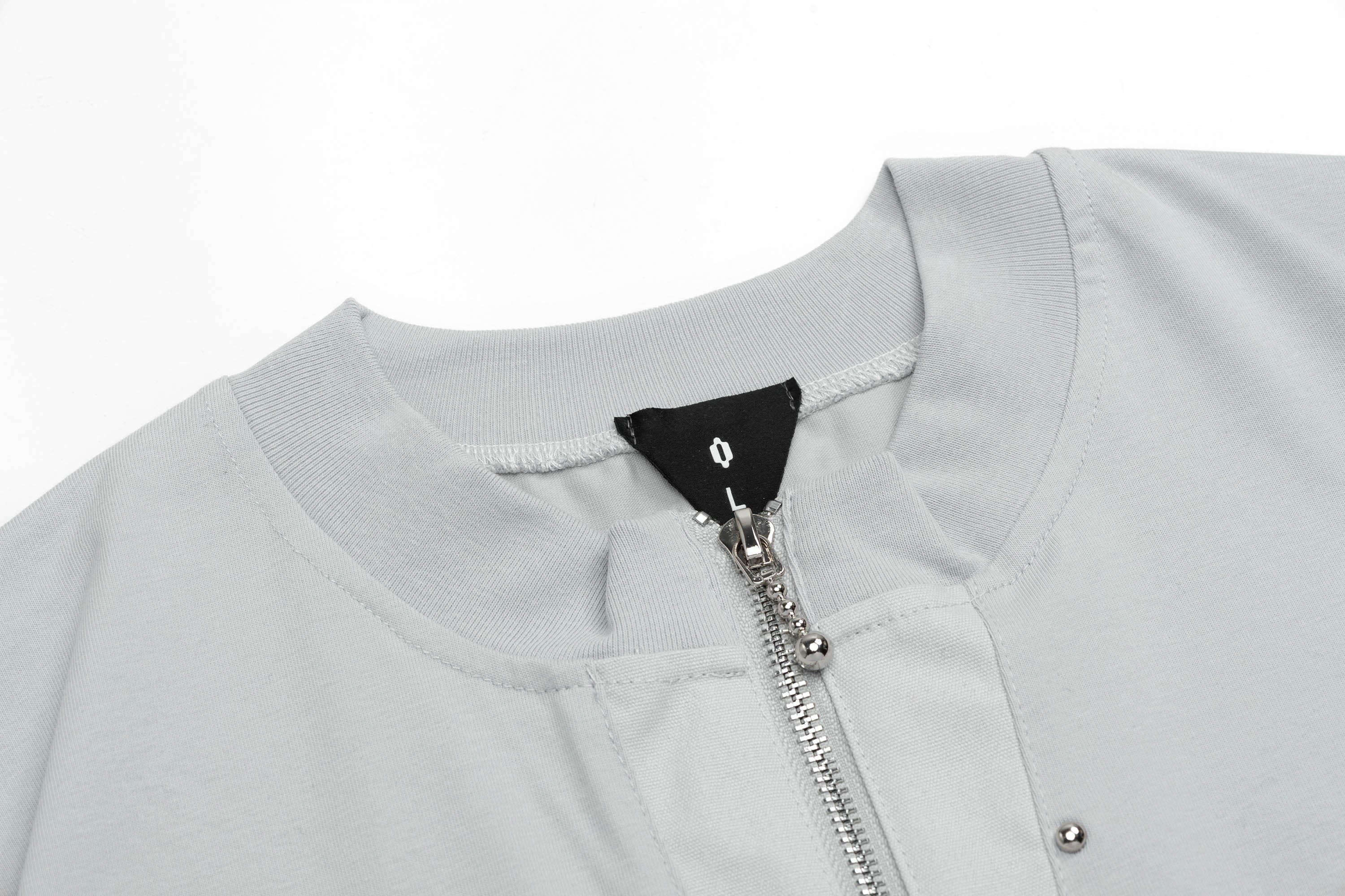 OVDY Half-Zip Rivet Sorona T-Shirt, premium urban and streetwear designers apparel on PROJECTISR.com, OVDY
