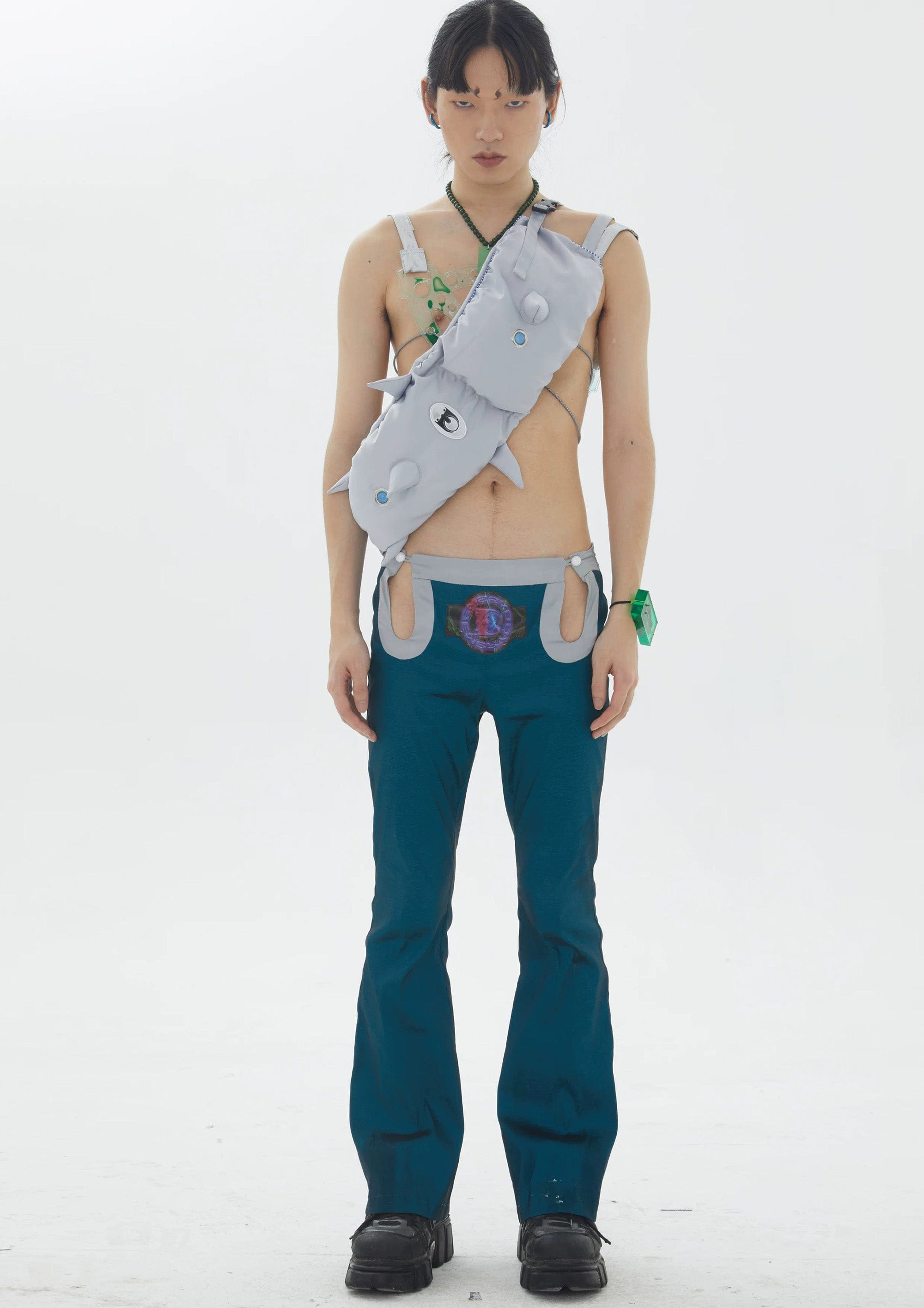 EMBRYO Caterpillar Thorns Chest Bag, premium urban and streetwear designers apparel on PROJECTISR.com, EMBRYO