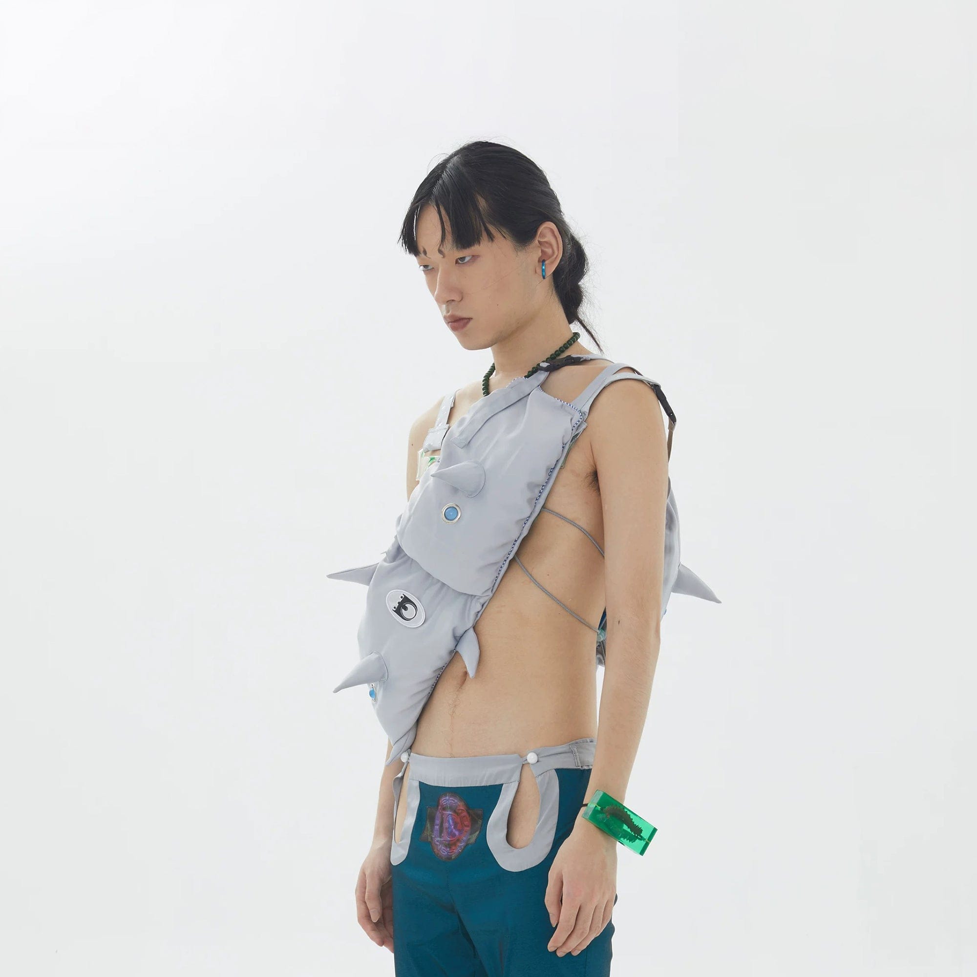 EMBRYO Caterpillar Thorns Chest Bag, premium urban and streetwear designers apparel on PROJECTISR.com, EMBRYO
