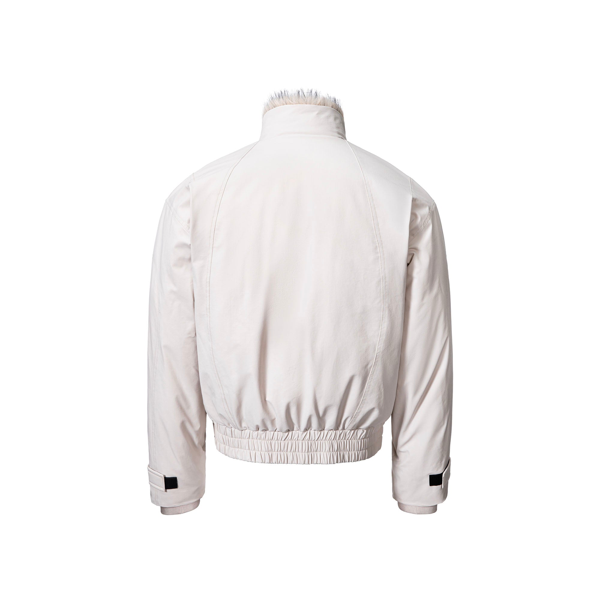 CATSSTAC Faux Fur Collar Waterproof Harrington Jacket