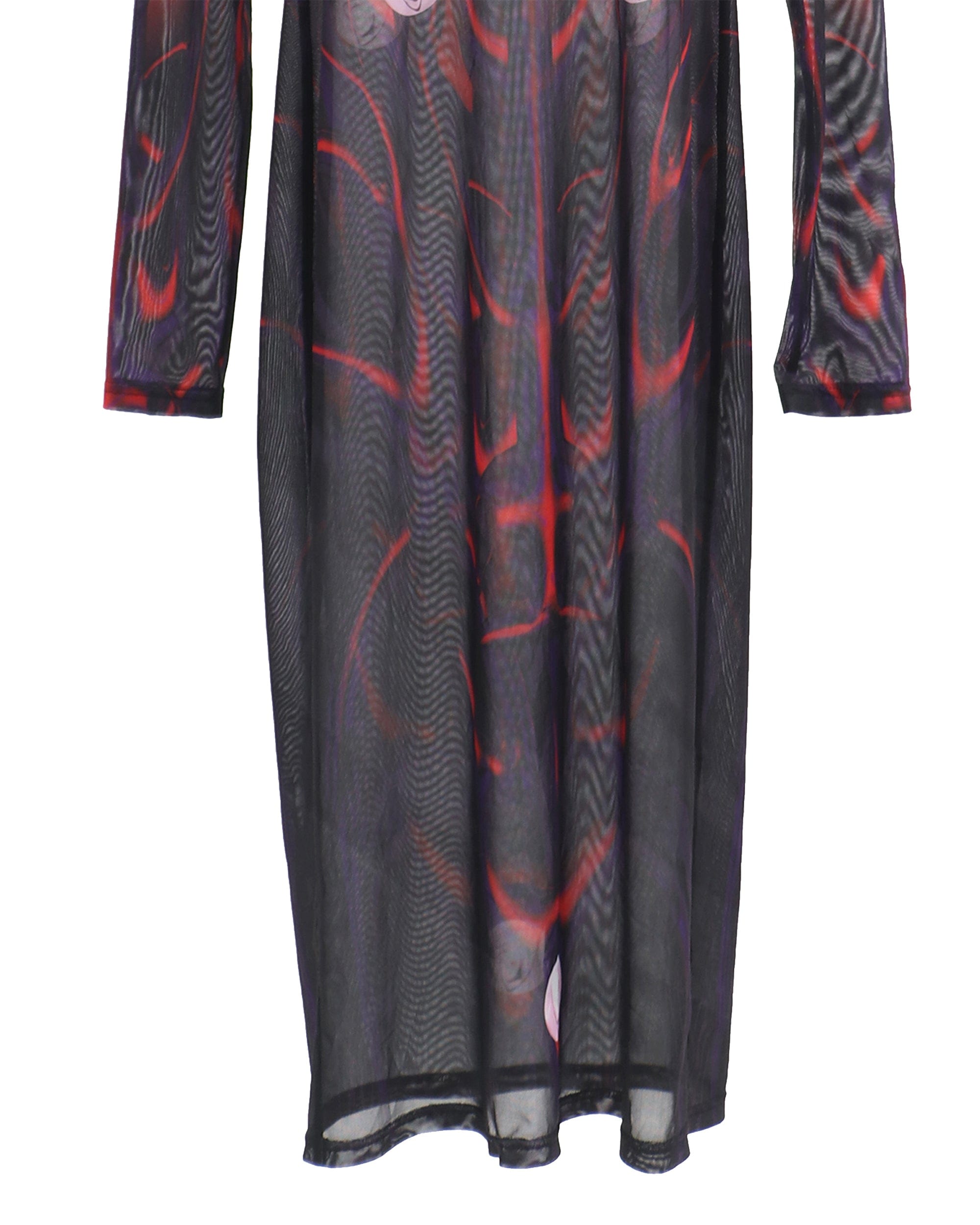 EMBRYO Abstract Mesh Logo Full-print One Piece Dress, premium urban and streetwear designers apparel on PROJECTISR.com, EMBRYO