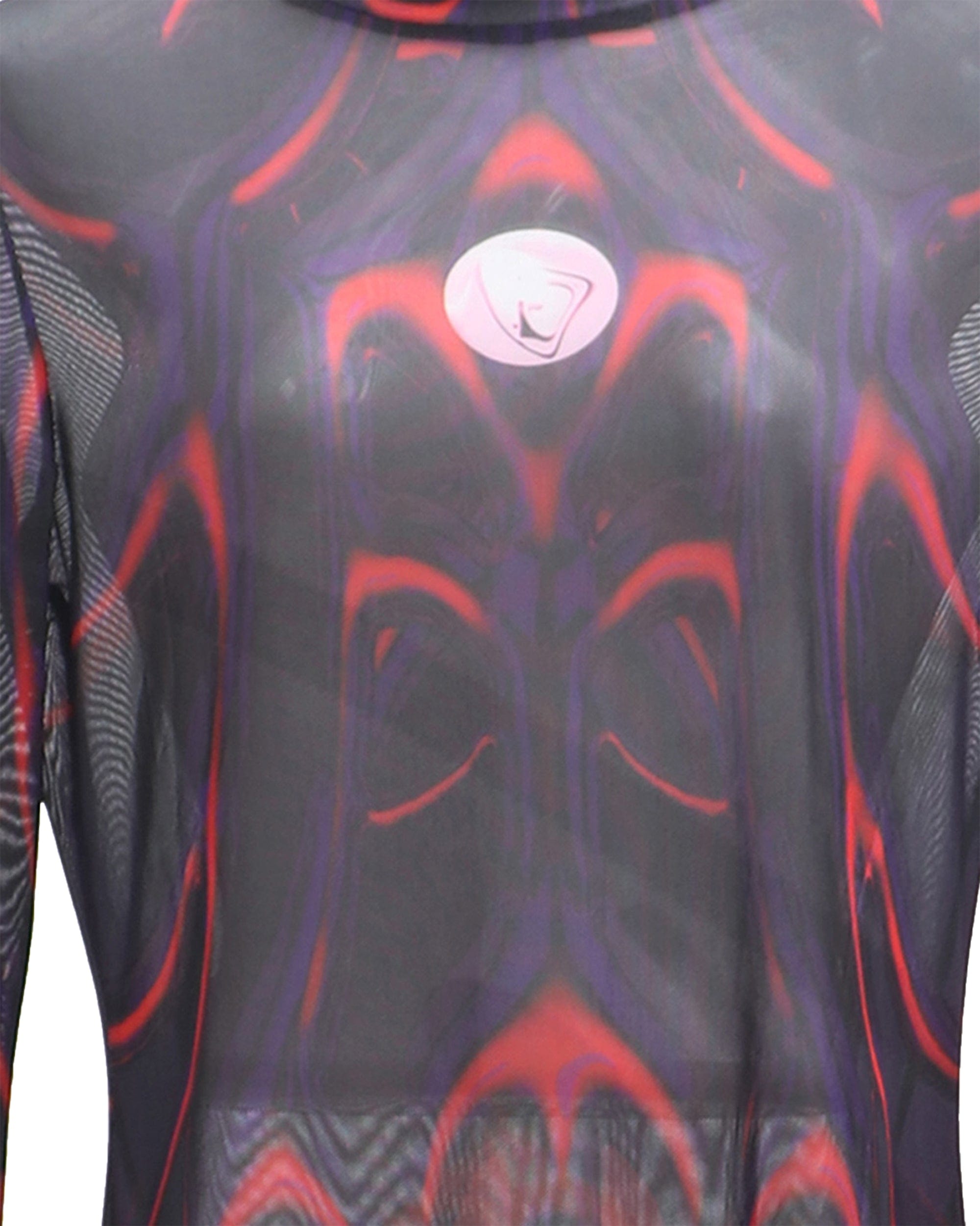 EMBRYO Abstract Mesh Logo Full-print One Piece Dress, premium urban and streetwear designers apparel on PROJECTISR.com, EMBRYO