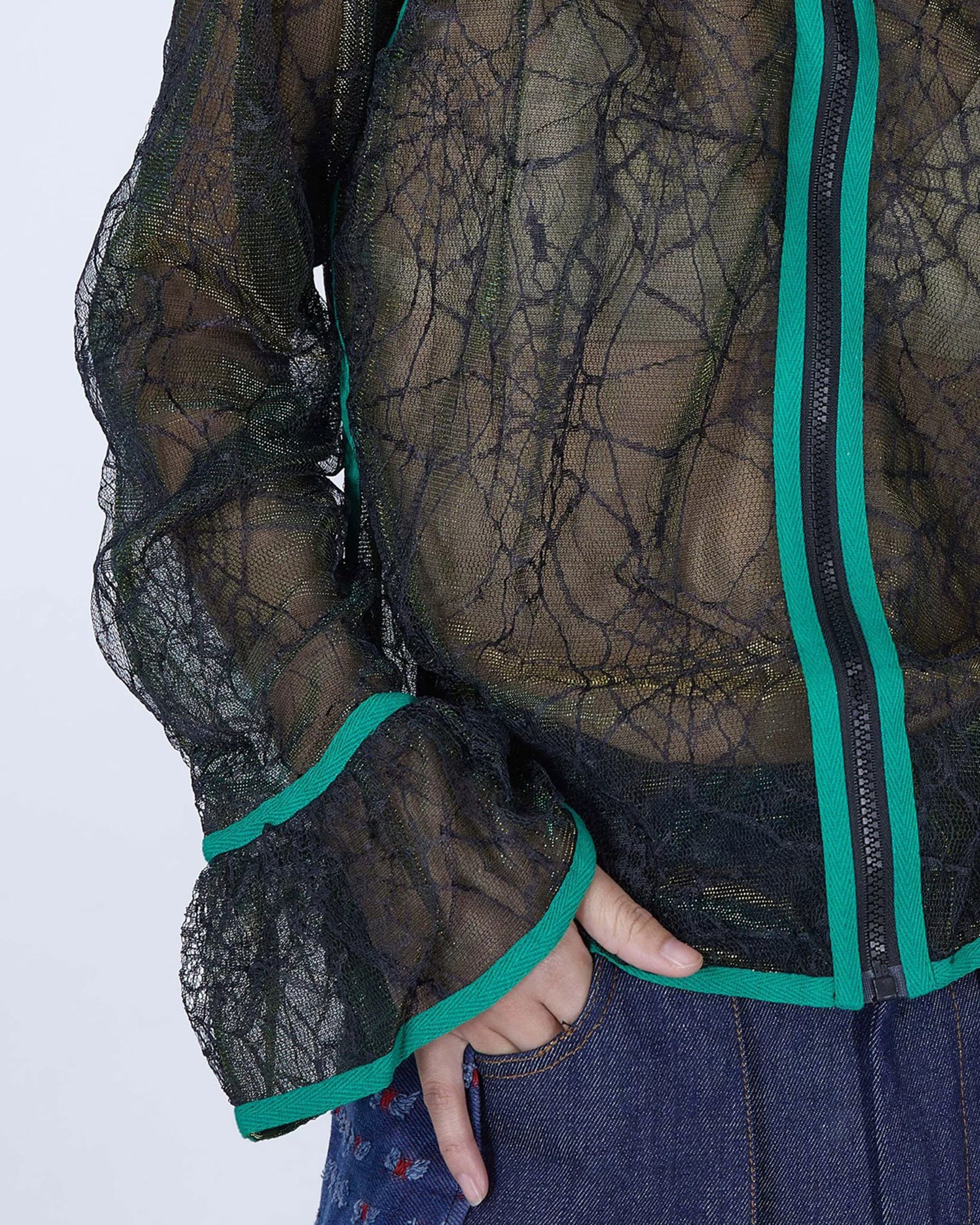 EMBRYO Deconstructed Mesh Shirt, premium urban and streetwear designers apparel on PROJECTISR.com, EMBRYO