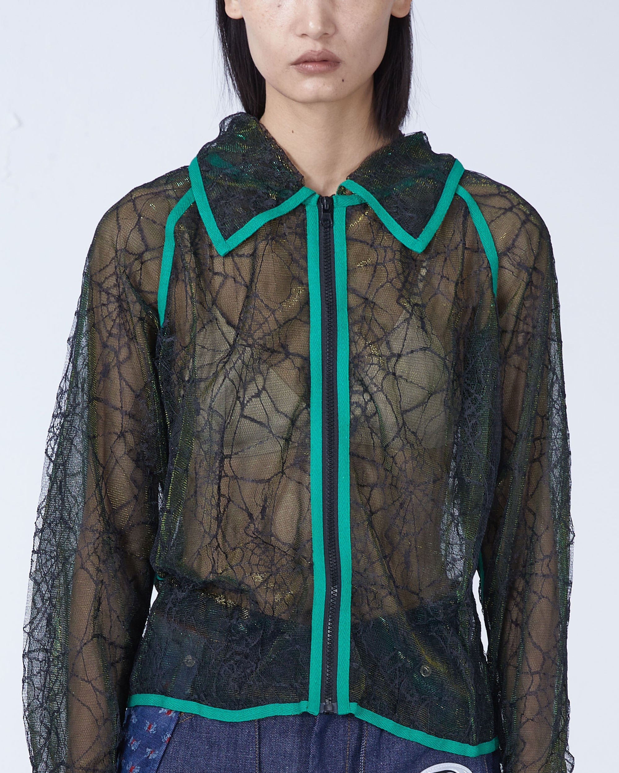 EMBRYO Deconstructed Mesh Shirt, premium urban and streetwear designers apparel on PROJECTISR.com, EMBRYO