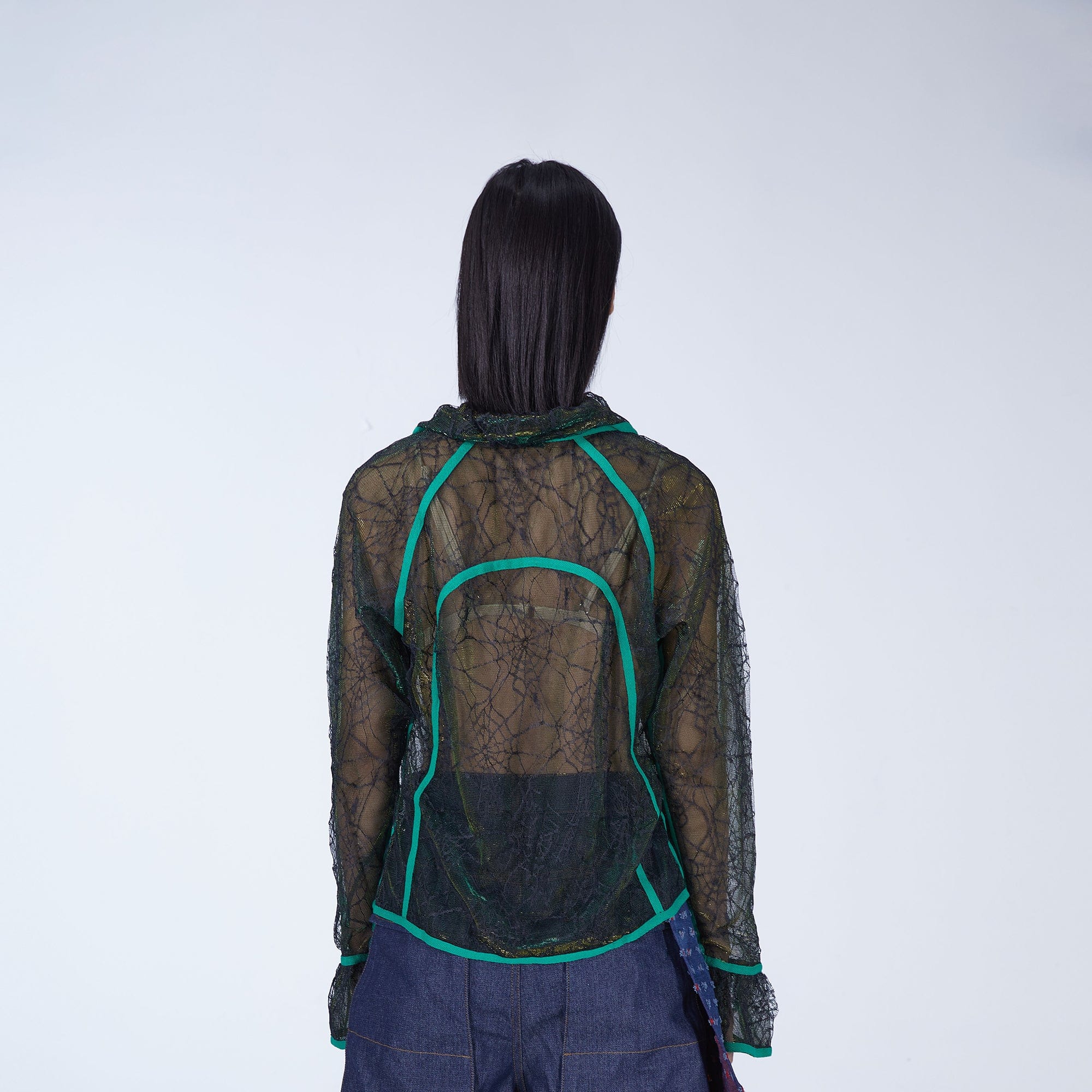 EMBRYO Deconstructed Mesh Shirt, premium urban and streetwear designers apparel on PROJECTISR.com, EMBRYO