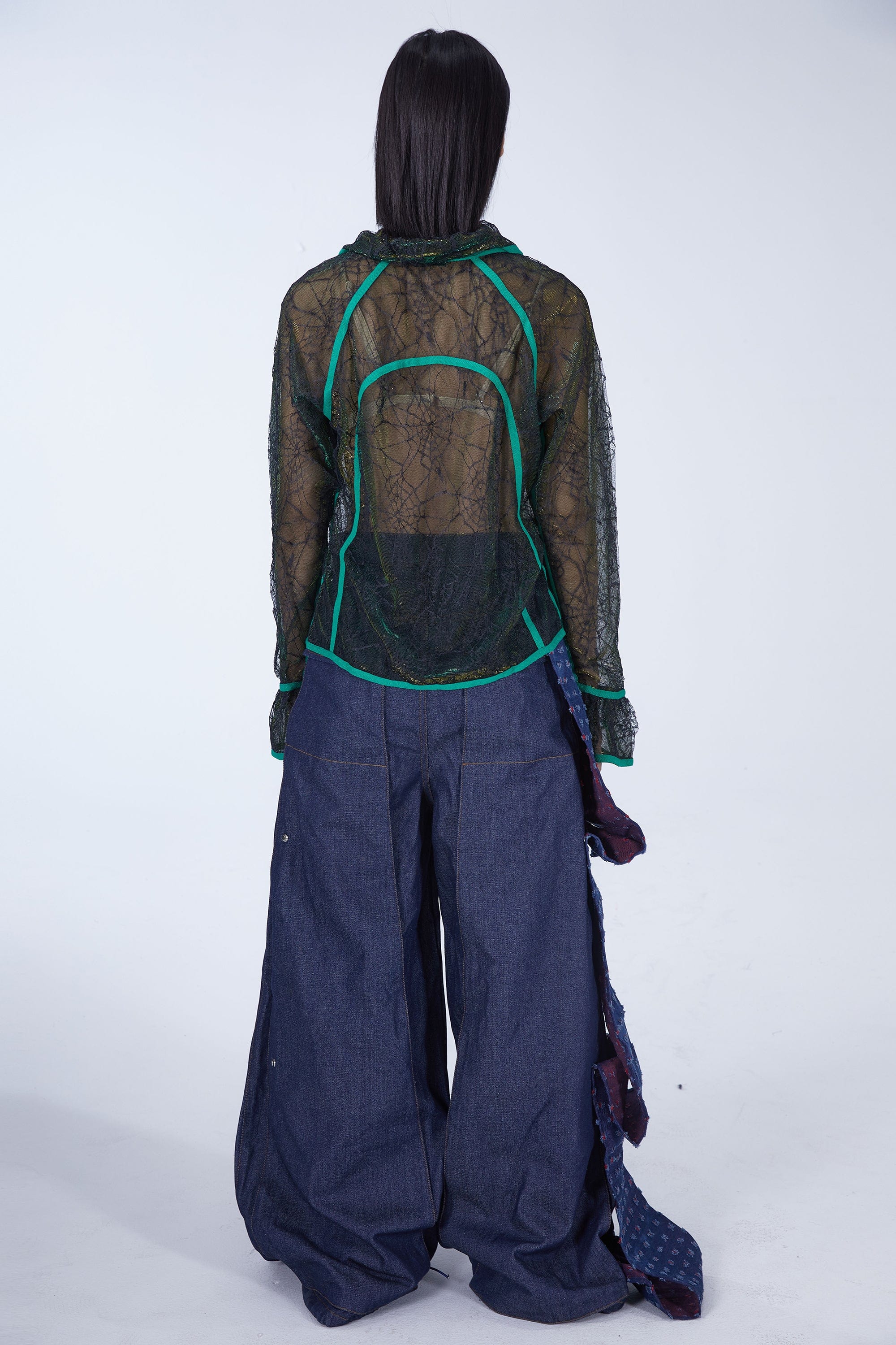 EMBRYO Deconstructed Mesh Shirt, premium urban and streetwear designers apparel on PROJECTISR.com, EMBRYO