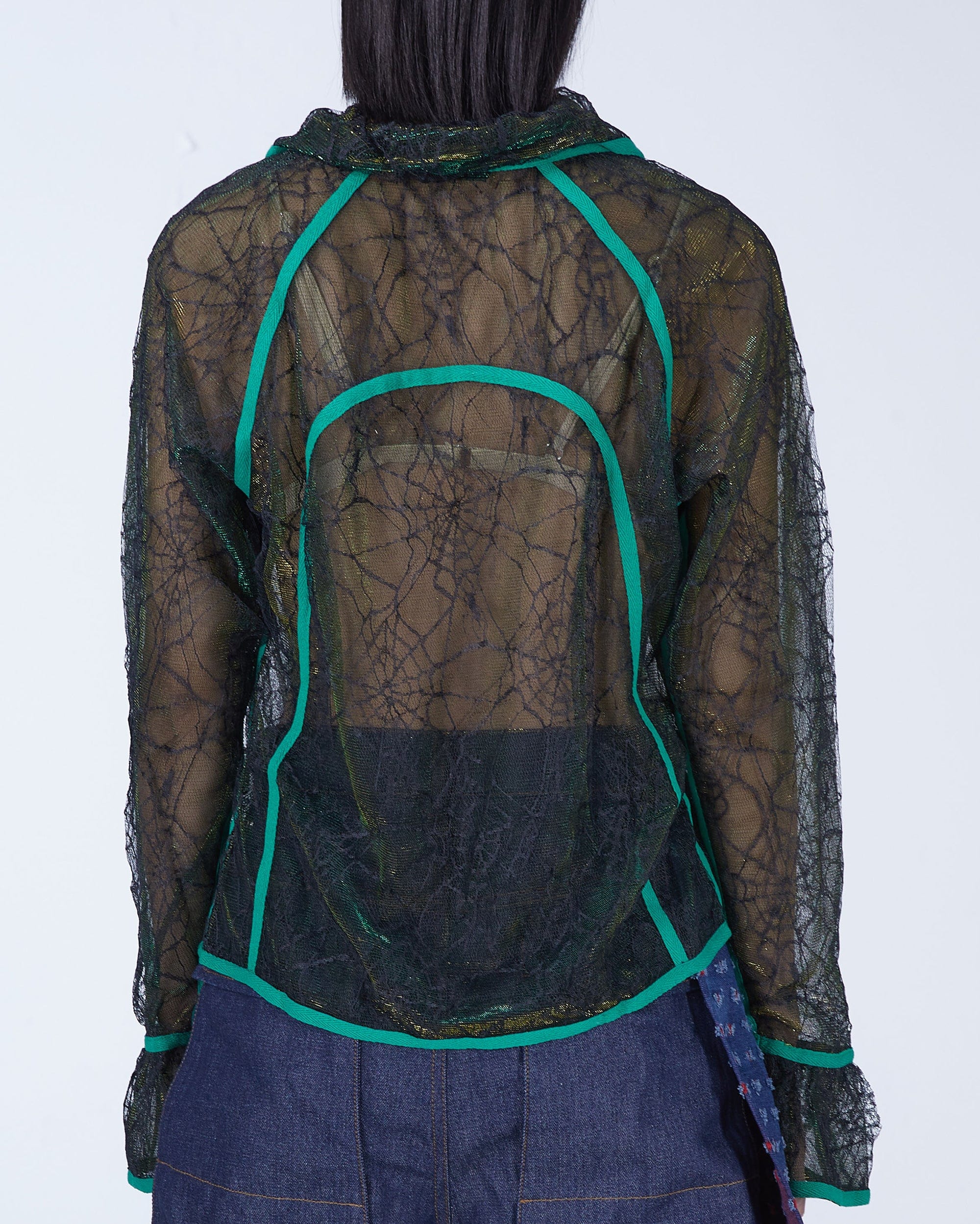 EMBRYO Deconstructed Mesh Shirt, premium urban and streetwear designers apparel on PROJECTISR.com, EMBRYO