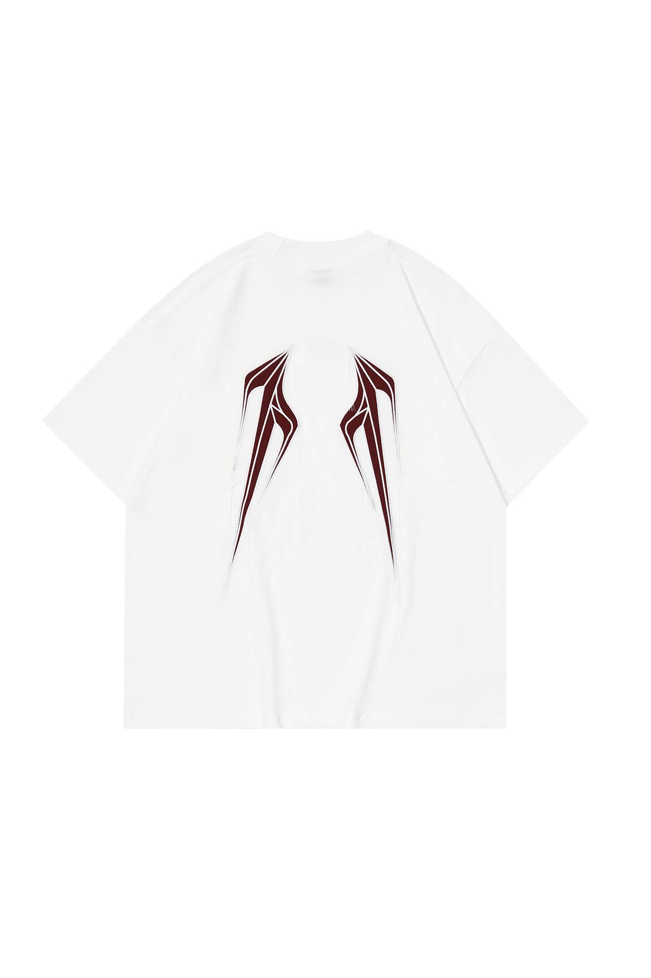 OVDY Wing Embroidered Patch Oversized T-Shirt, premium urban and streetwear designers apparel on PROJECTISR.com, OVDY