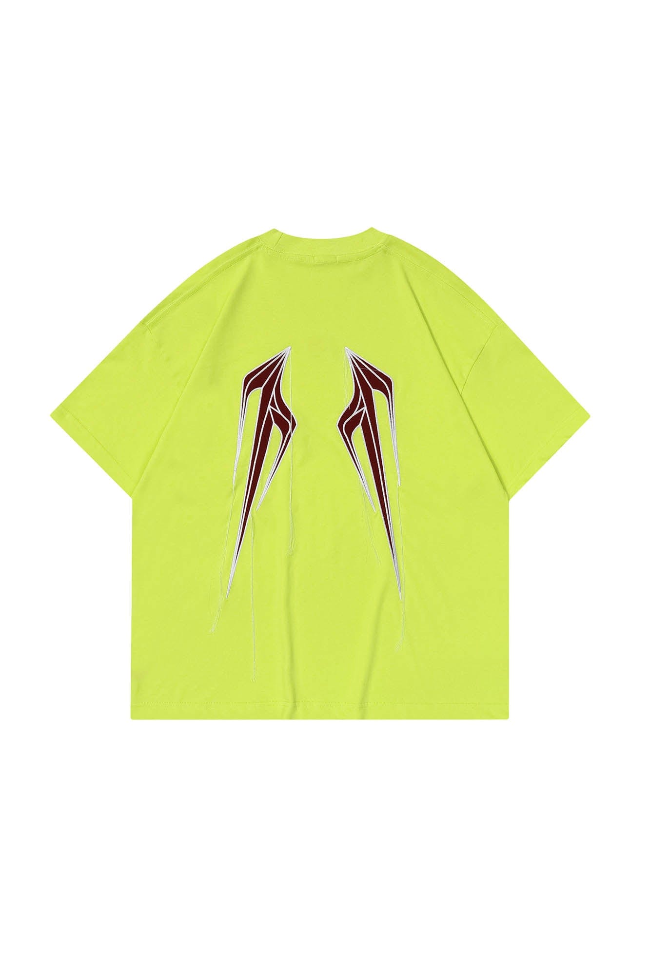 OVDY Wing Embroidered Patch Oversized T-Shirt, premium urban and streetwear designers apparel on PROJECTISR.com, OVDY