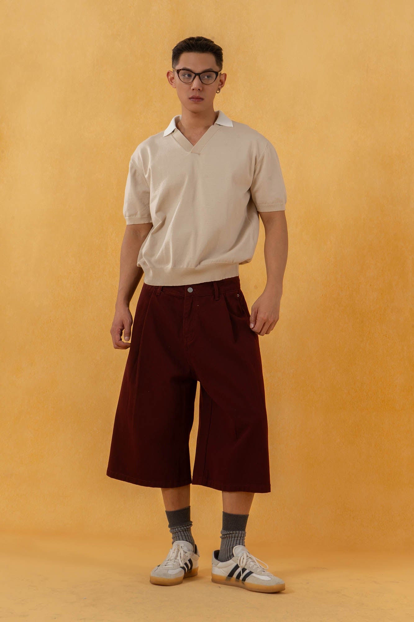 CLP V-Neck Detachable Collar Knitted Tee, premium urban and streetwear designers apparel on PROJECTISR.com, CLP