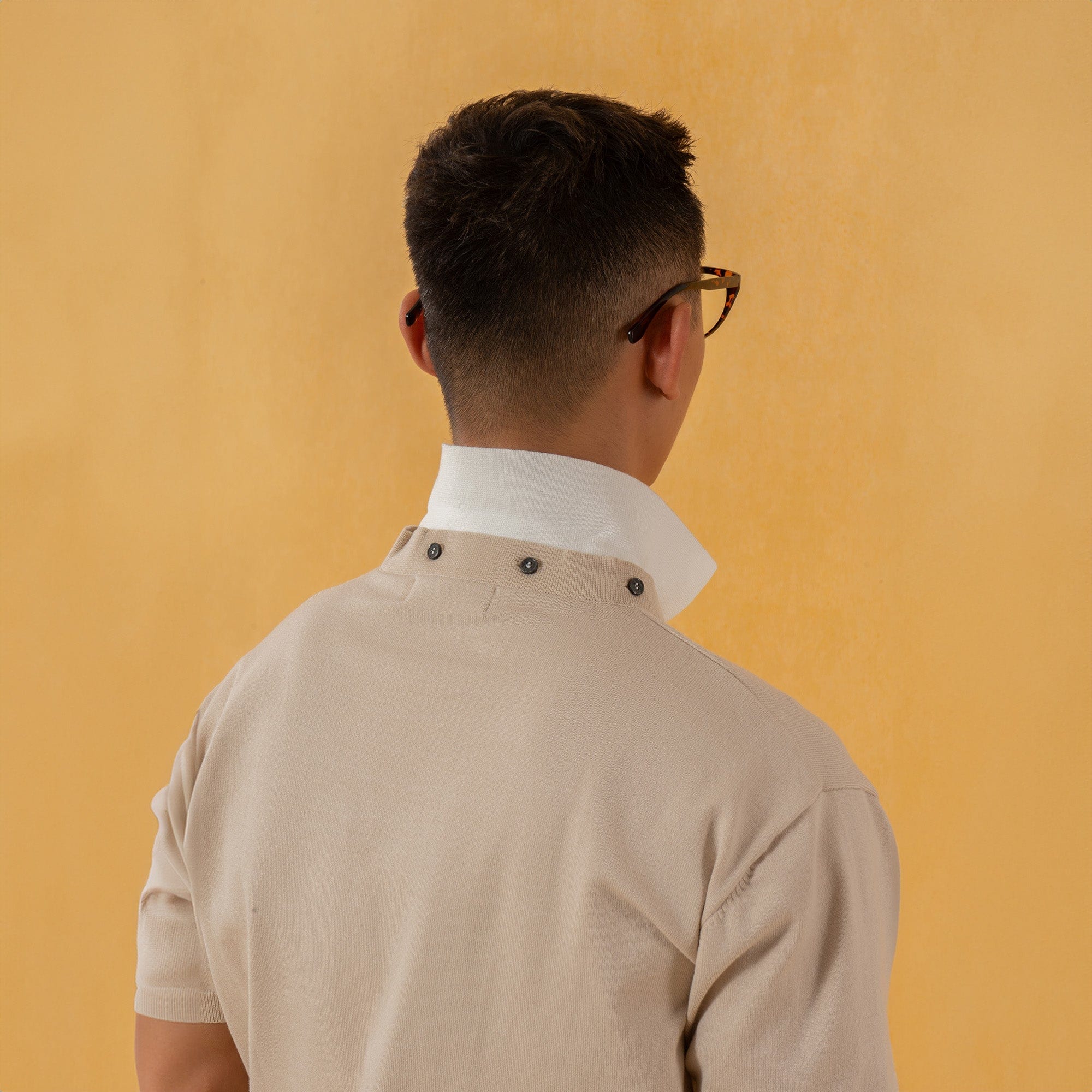 CLP V-Neck Detachable Collar Knitted Tee, premium urban and streetwear designers apparel on PROJECTISR.com, CLP