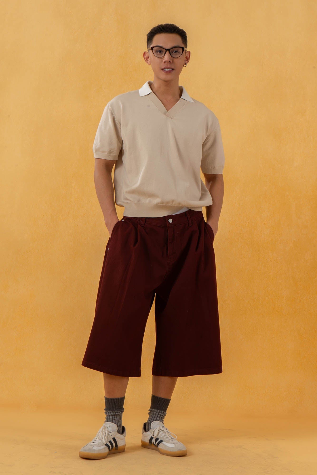 CLP V-Neck Detachable Collar Knitted Tee, premium urban and streetwear designers apparel on PROJECTISR.com, CLP