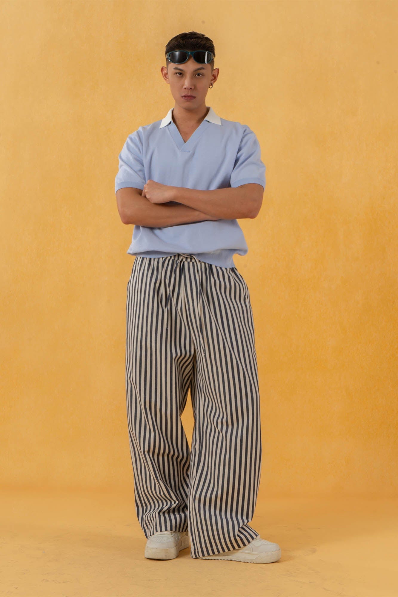 CLP V-Neck Detachable Collar Knitted Tee, premium urban and streetwear designers apparel on PROJECTISR.com, CLP