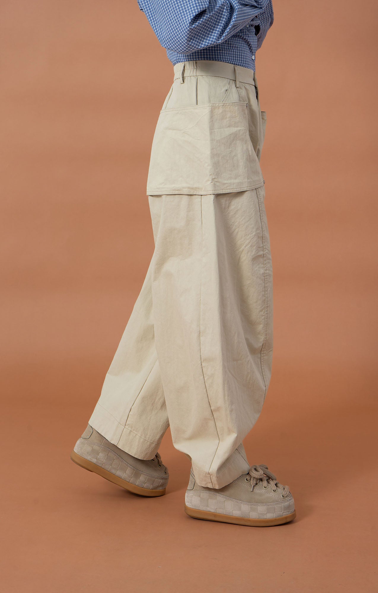 CLP Utility Big-Pocket Barrel Pants, premium urban and streetwear designers apparel on PROJECTISR.com, CLP