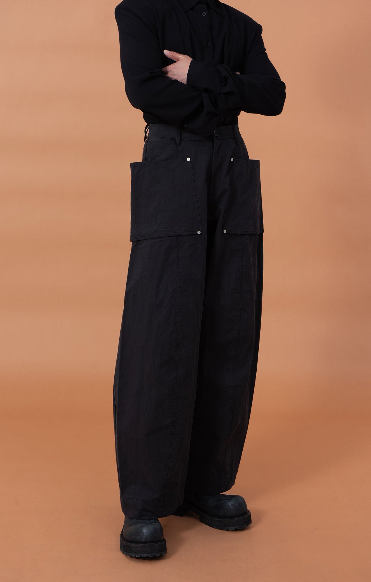 CLP Utility Big-Pocket Barrel Pants, premium urban and streetwear designers apparel on PROJECTISR.com, CLP