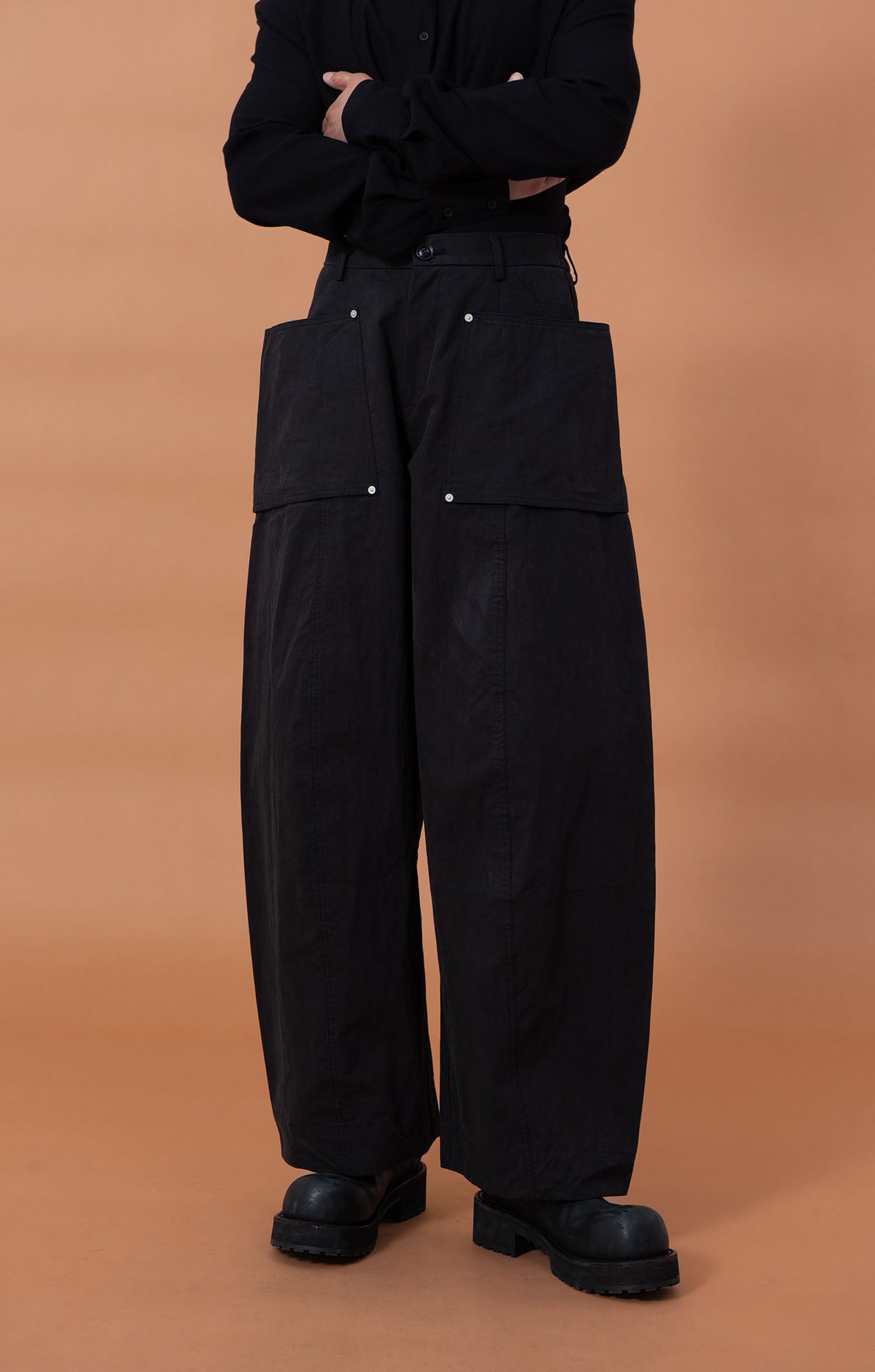 CLP Utility Big-Pocket Barrel Pants, premium urban and streetwear designers apparel on PROJECTISR.com, CLP