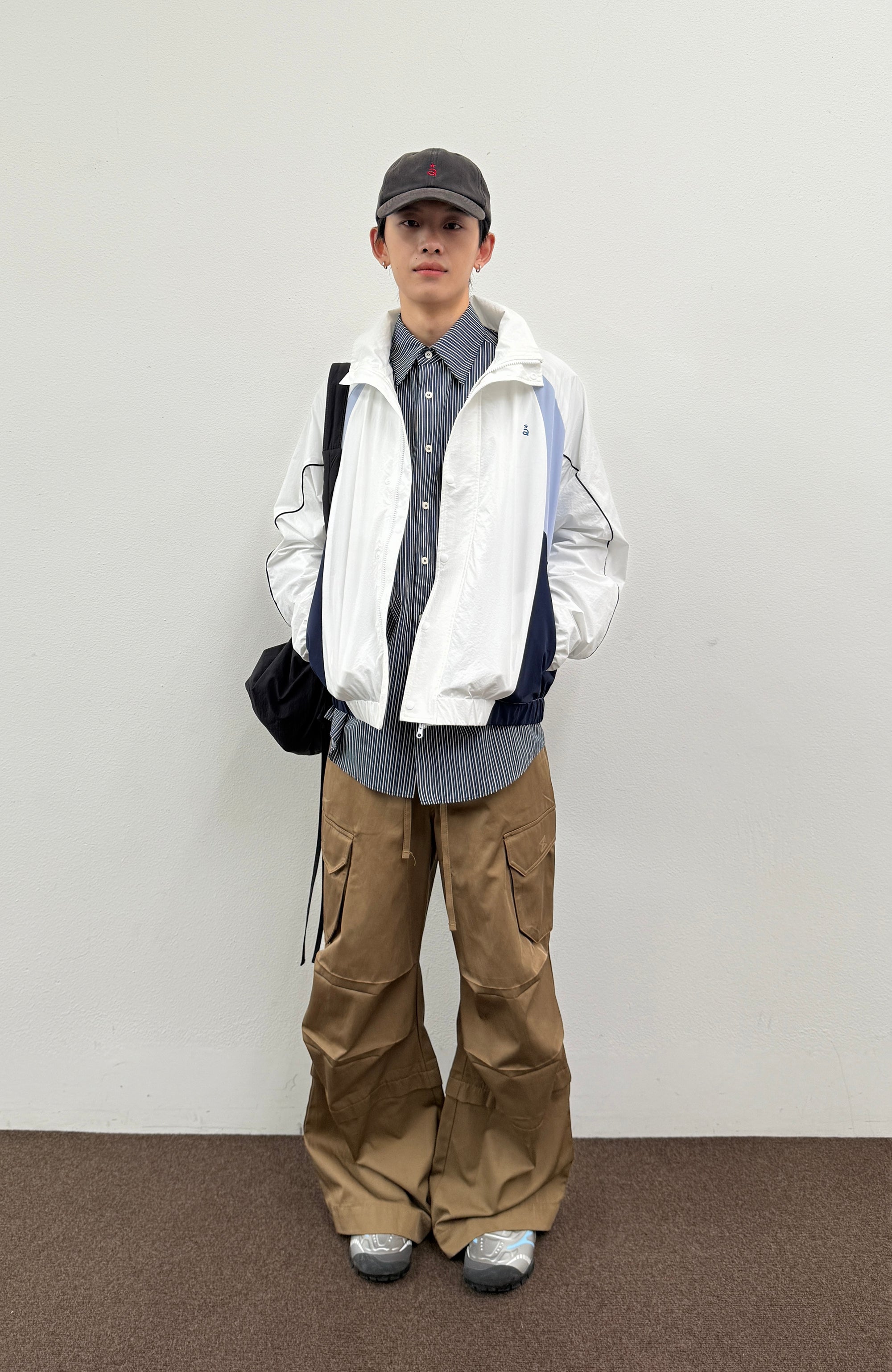 ROARINGWILD A ARCH Embroidered Graphic Raglan Jacket