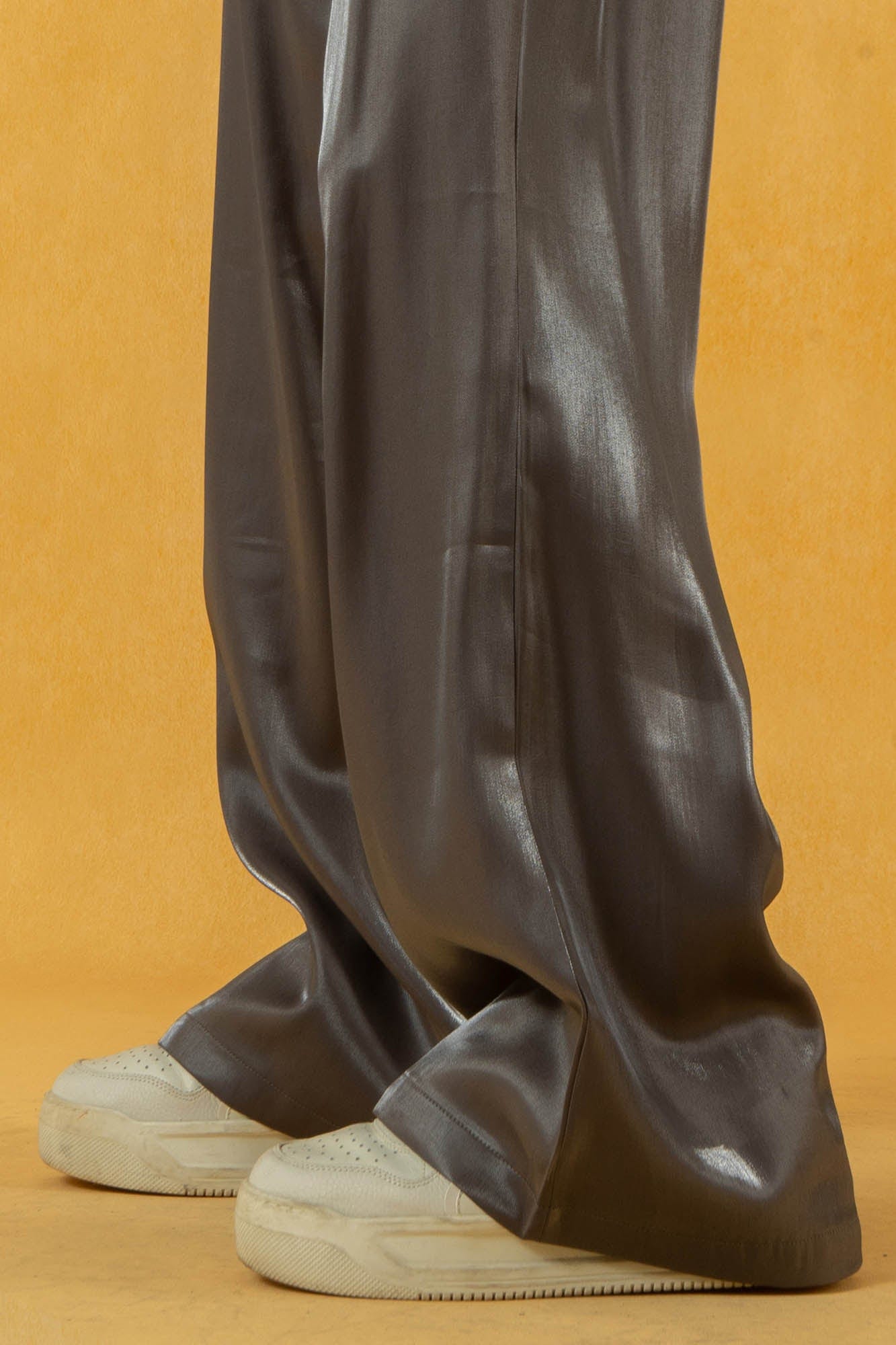 CLP The Liquid Silver Wide-Leg Pants, premium urban and streetwear designers apparel on PROJECTISR.com, CLP