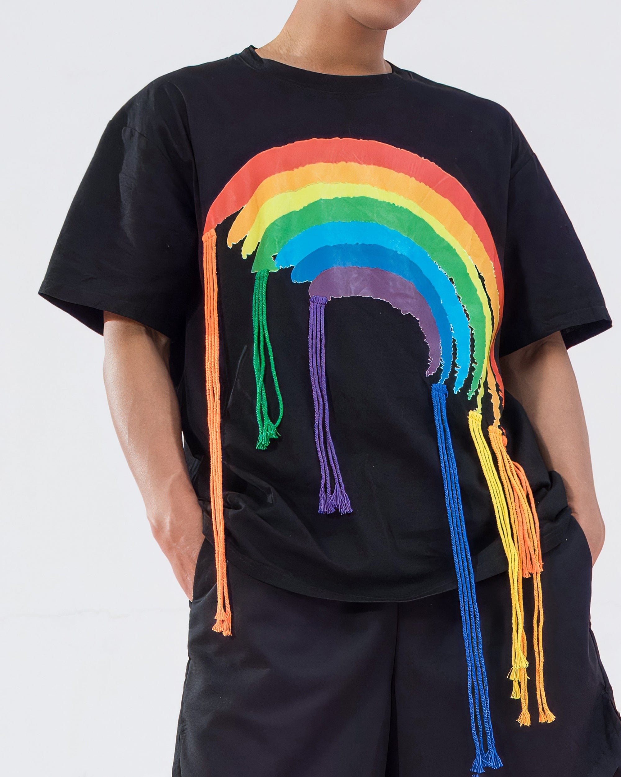 CLP Rainbow Tassel T-Shirt, premium urban and streetwear designers apparel on PROJECTISR.com, CLP