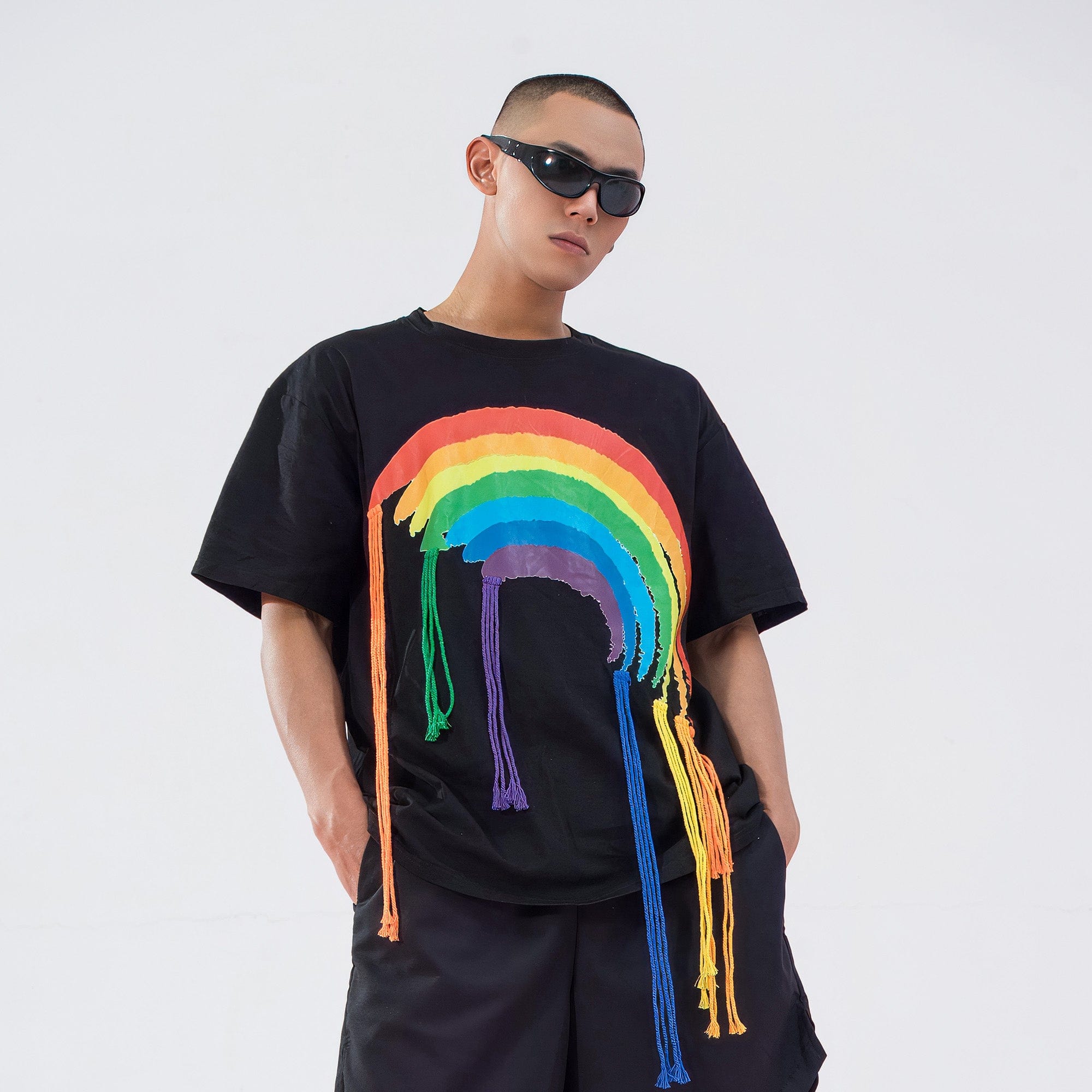 CLP Rainbow Tassel T-Shirt, premium urban and streetwear designers apparel on PROJECTISR.com, CLP