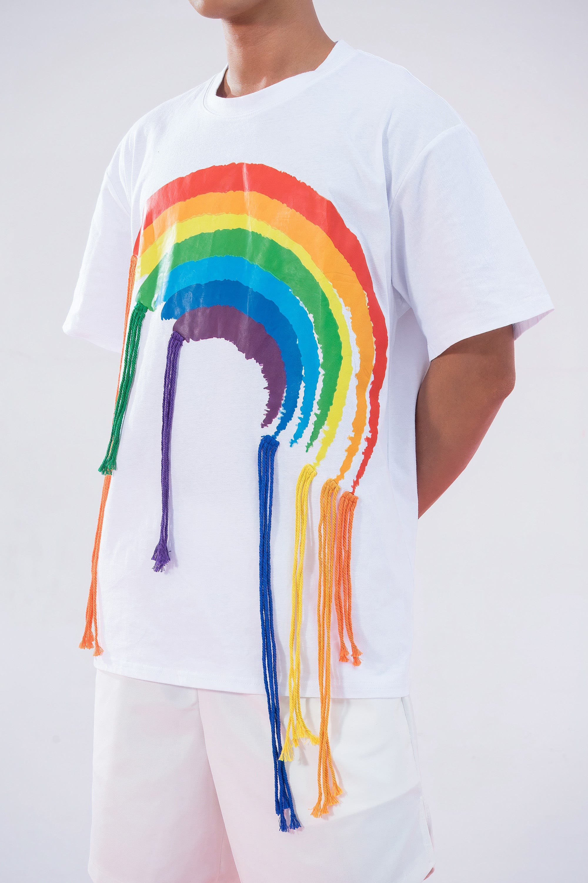 CLP Rainbow Tassel T-Shirt, premium urban and streetwear designers apparel on PROJECTISR.com, CLP