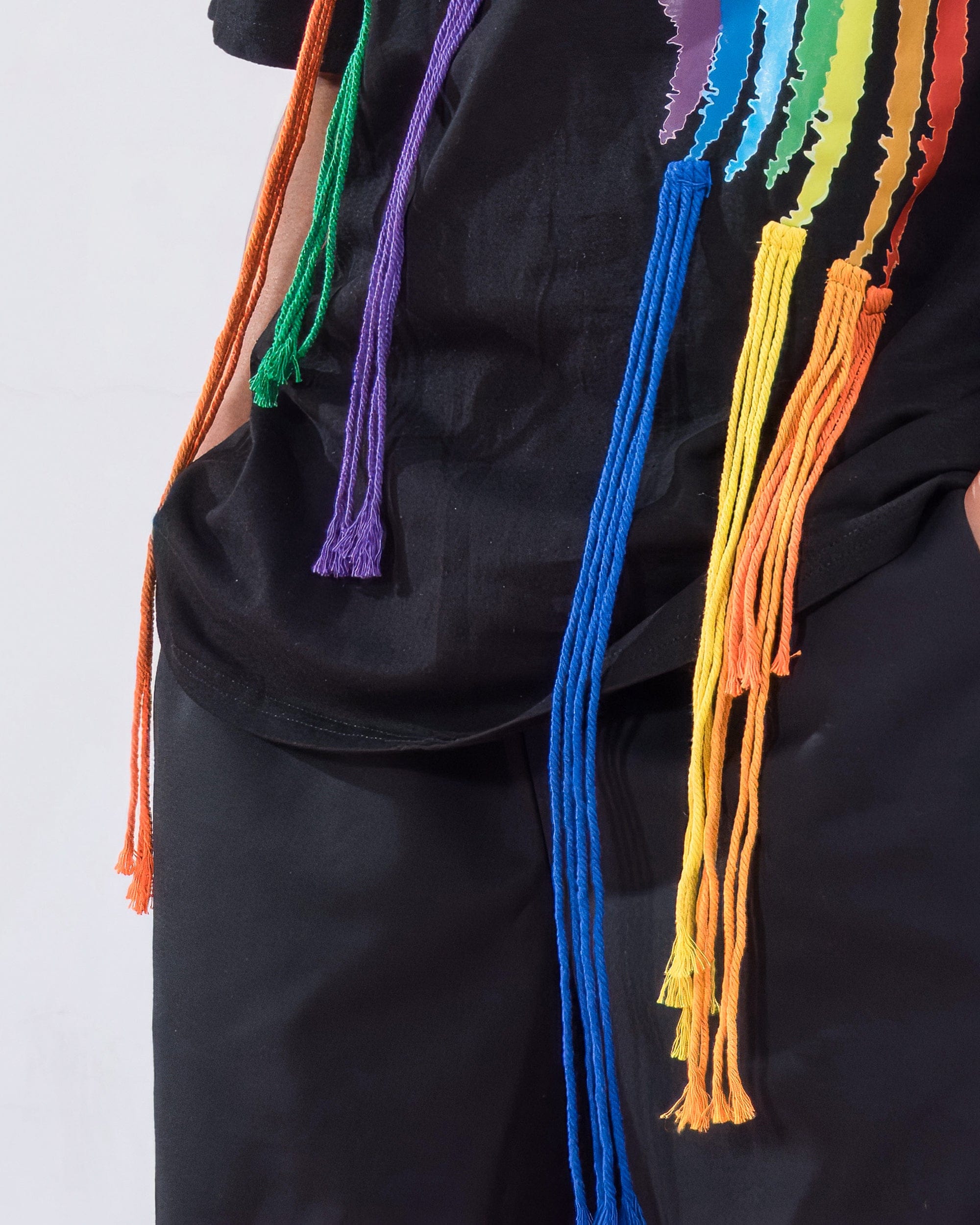 CLP Rainbow Tassel T-Shirt, premium urban and streetwear designers apparel on PROJECTISR.com, CLP