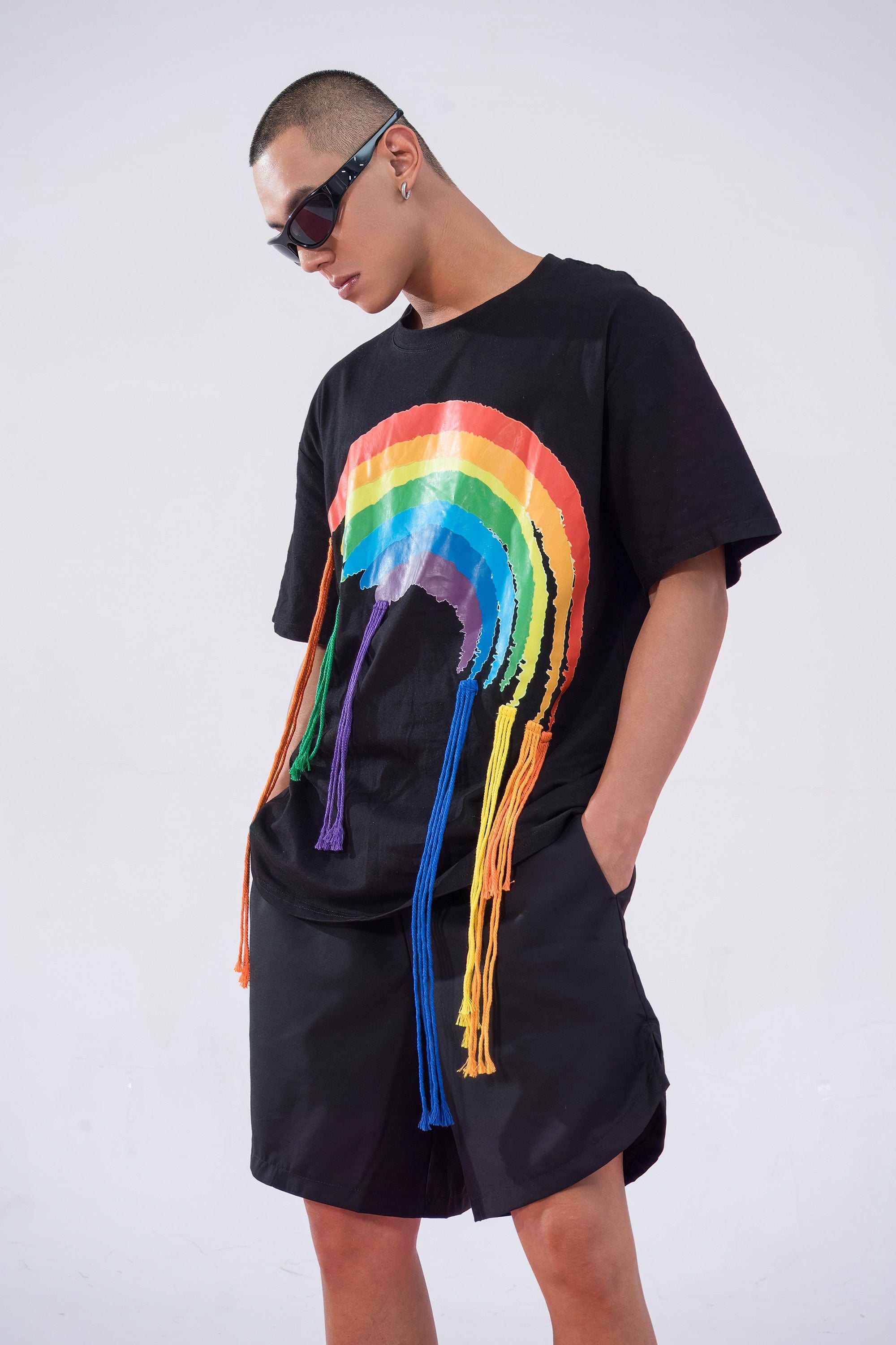 CLP Rainbow Tassel T-Shirt, premium urban and streetwear designers apparel on PROJECTISR.com, CLP