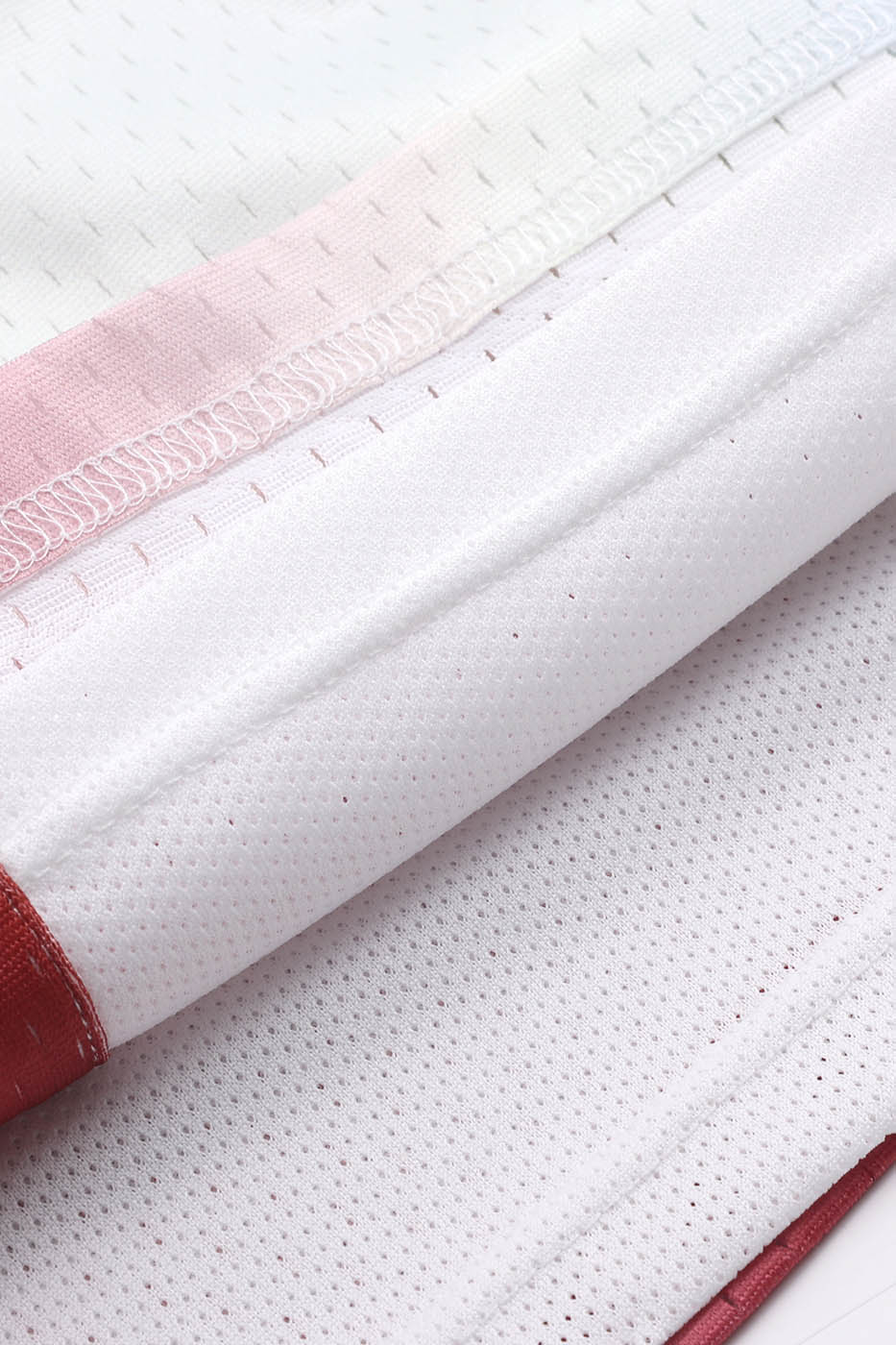 REDH Blazing Gradient Mesh Zip-up Half Shirt, premium urban and streetwear designers apparel on PROJECTISR.com, REDH