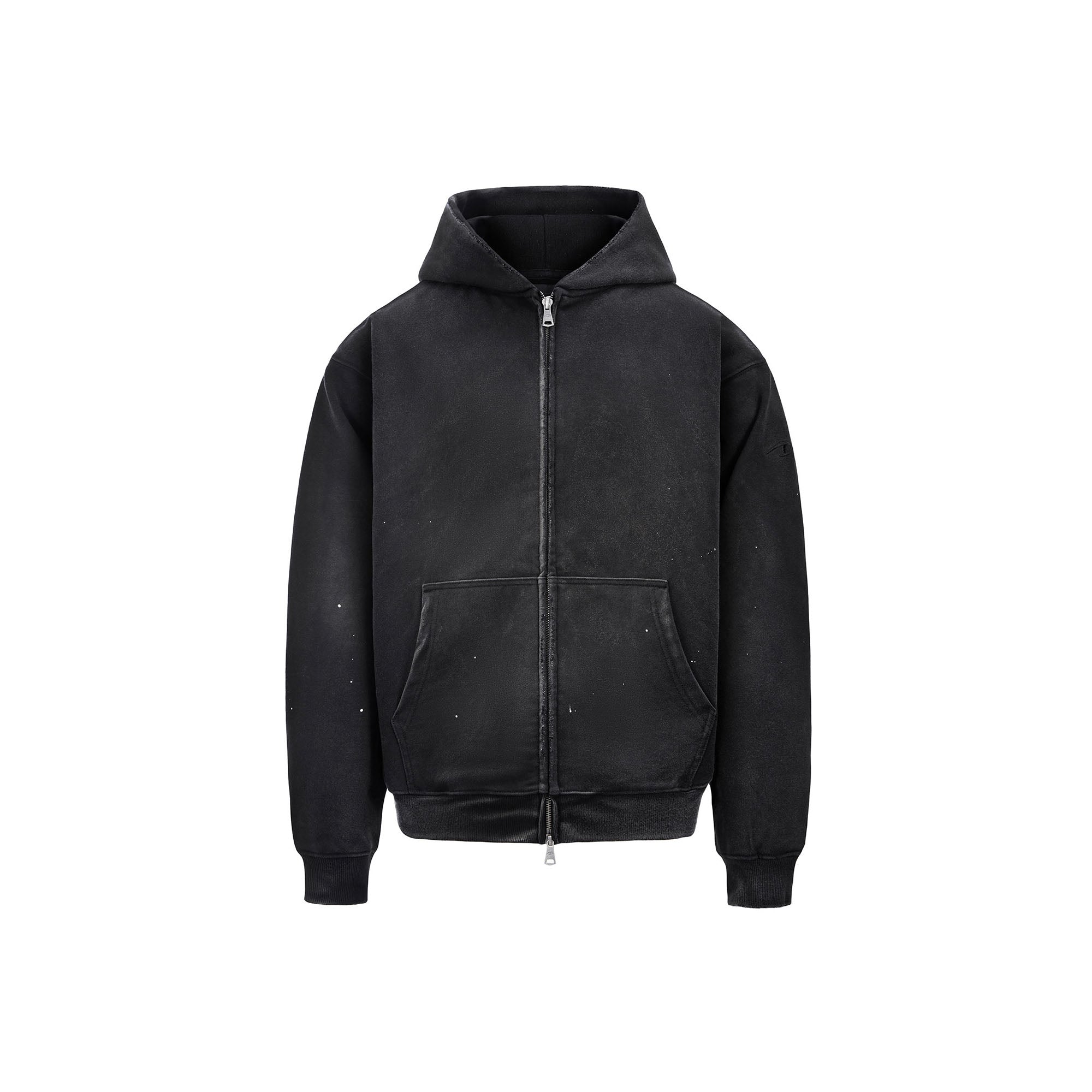 CATSSTAC Rugged Wash Zip Hoodie, premium urban and streetwear designers apparel on PROJECTISR.com, CATSSTAC