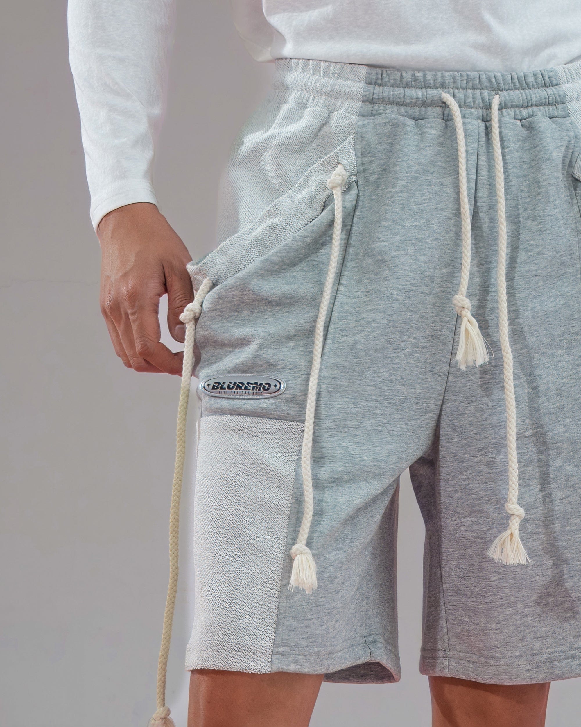 CLP Star Deconstructed Draw-String Pocket Shorts, premium urban and streetwear designers apparel on PROJECTISR.com, CLP