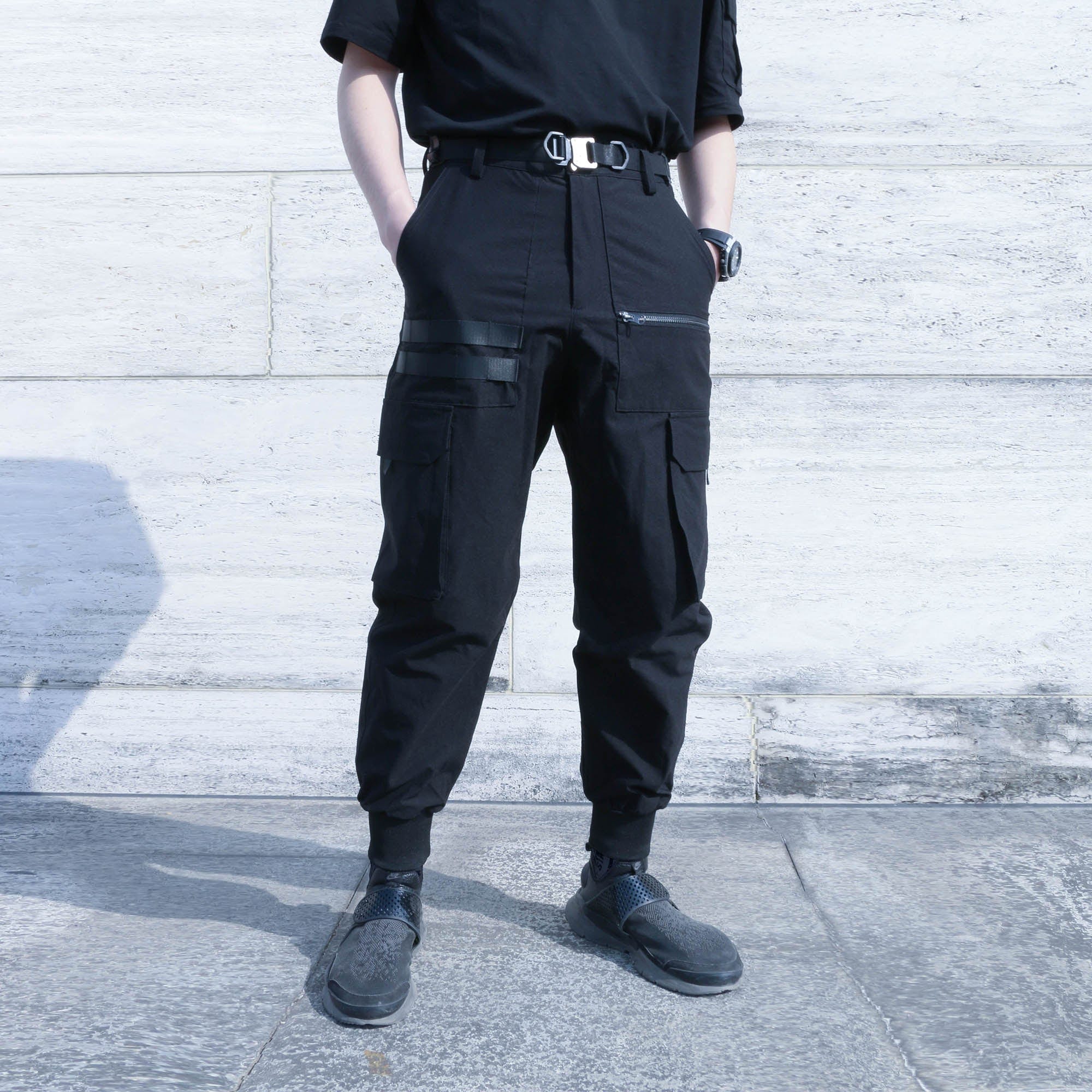 SILENSTORM Multi-Pocket Utility Jogger Pants, premium urban and streetwear designers apparel on PROJECTISR.com, SILENSTORM