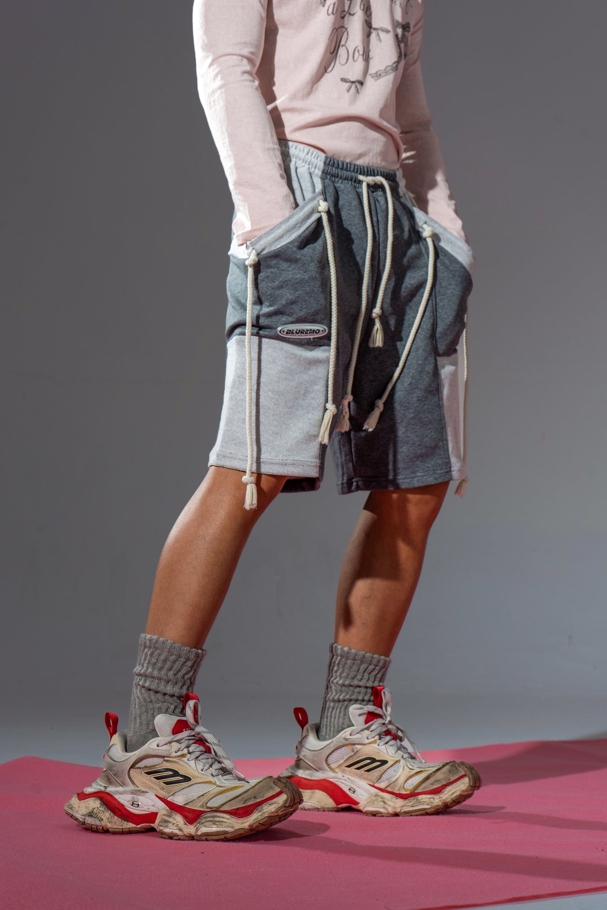 CLP Star Deconstructed Draw-String Pocket Shorts, premium urban and streetwear designers apparel on PROJECTISR.com, CLP