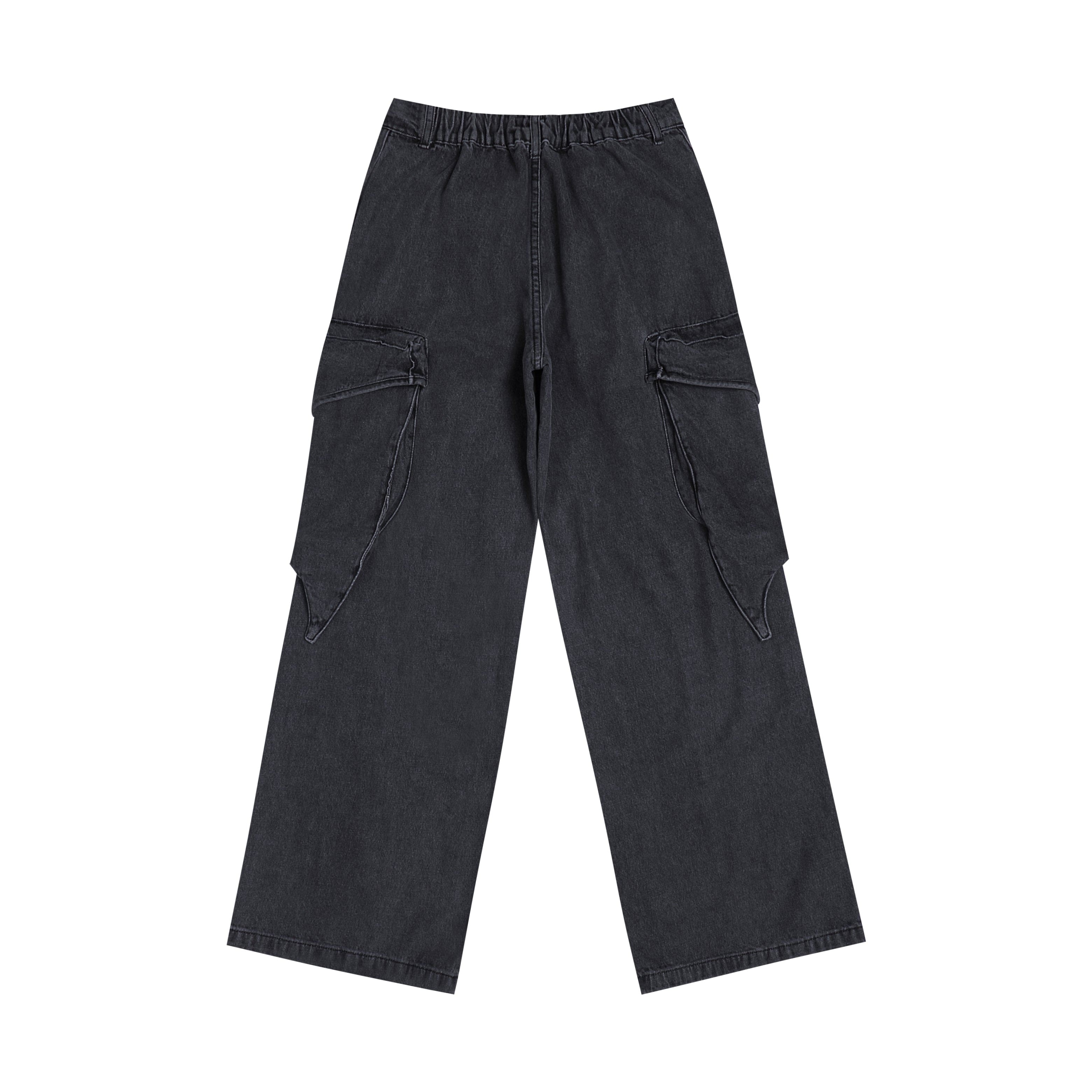 DND4DES Multi-Layered Stripes Deconstructed Jeans, premium urban and streetwear designers apparel on PROJECTISR.com, DND4DES