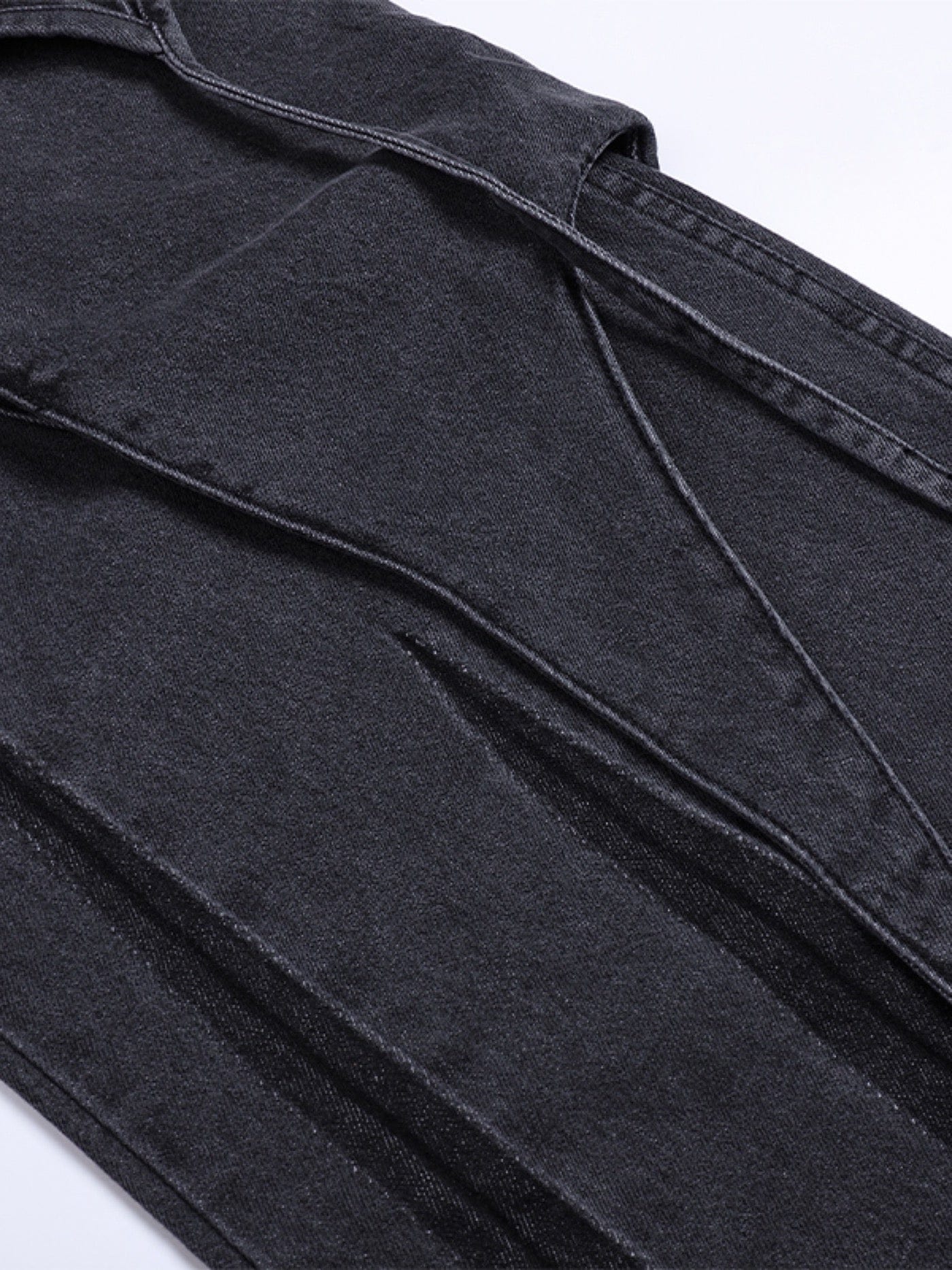 DND4DES Multi-Layered Stripes Deconstructed Jeans, premium urban and streetwear designers apparel on PROJECTISR.com, DND4DES