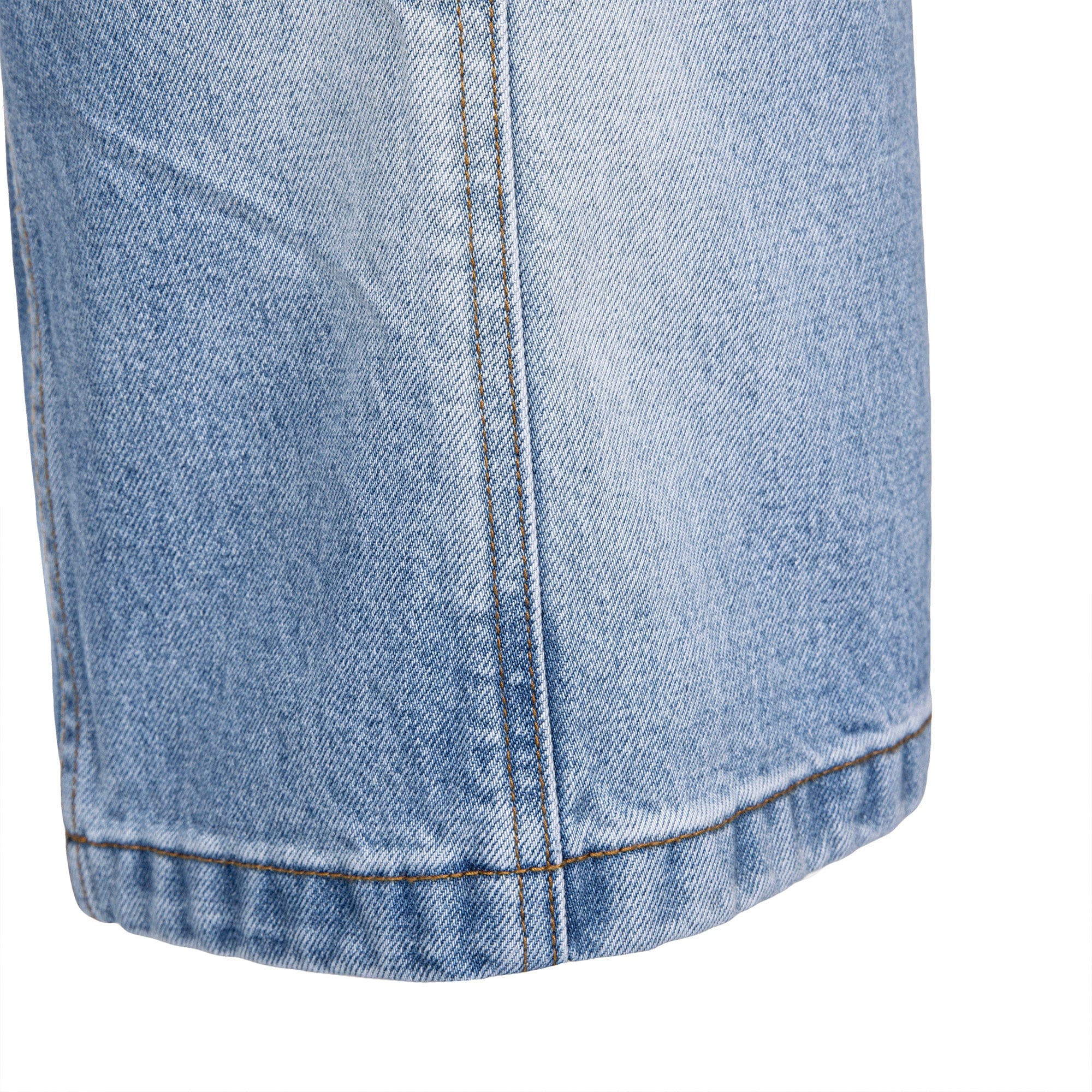 CATSSTAC Whisker-Wash Middle-Spliced Wide-Leg Shorts, premium urban and streetwear designers apparel on PROJECTISR.com, CATSSTAC