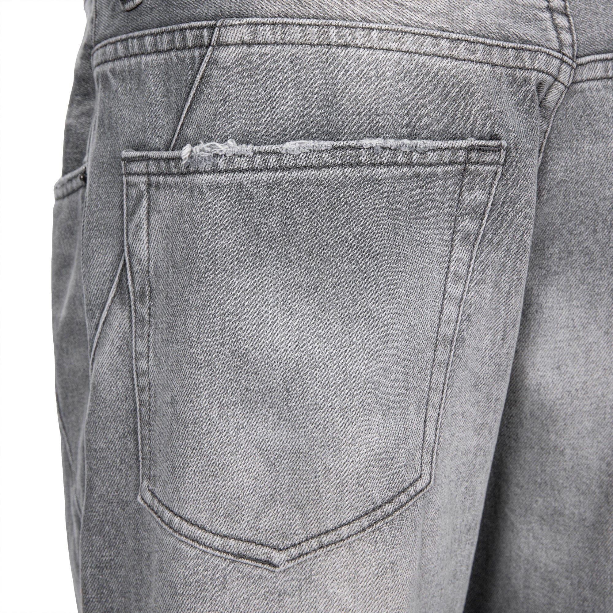 CATSSTAC Retro Mist-Washed Straight-Leg Jeans